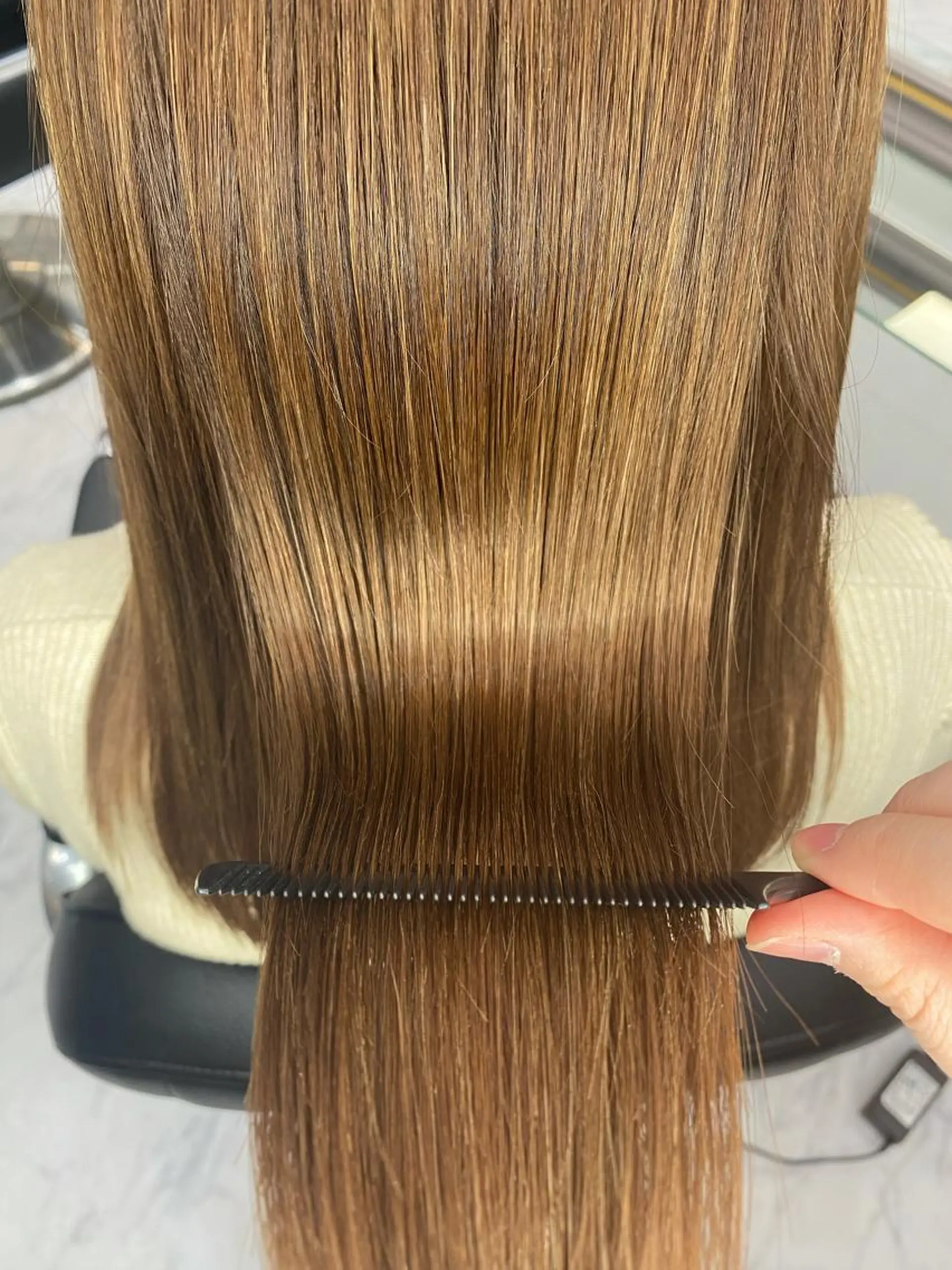 ミディアム ハイライト トリートメント 今村 南穂のヘアスタイル