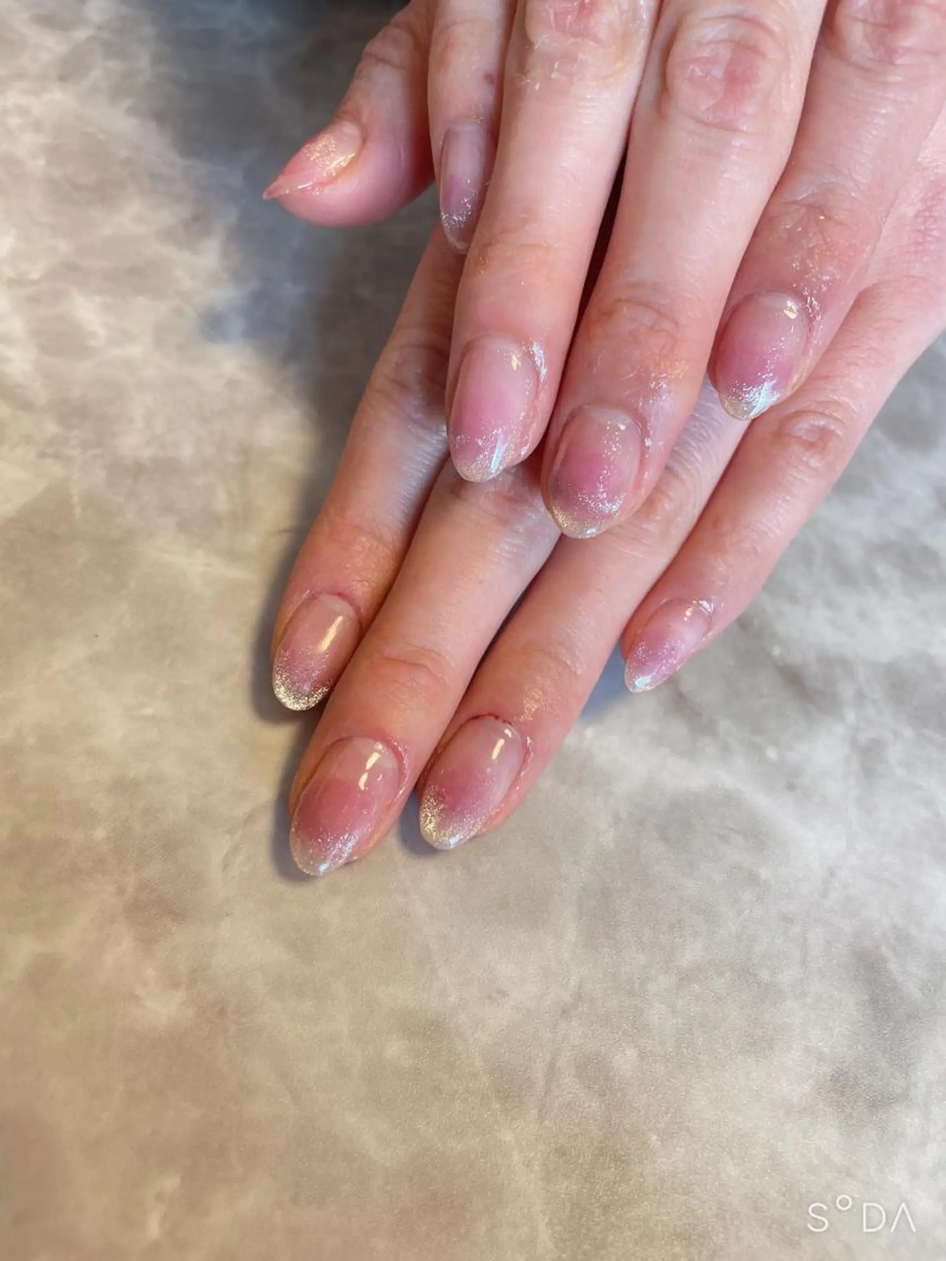 ネイル チークネイル フレンチネイル マグネットネイル マグネットフレンチ Nail salon Betty❤︎のネイルデザイン