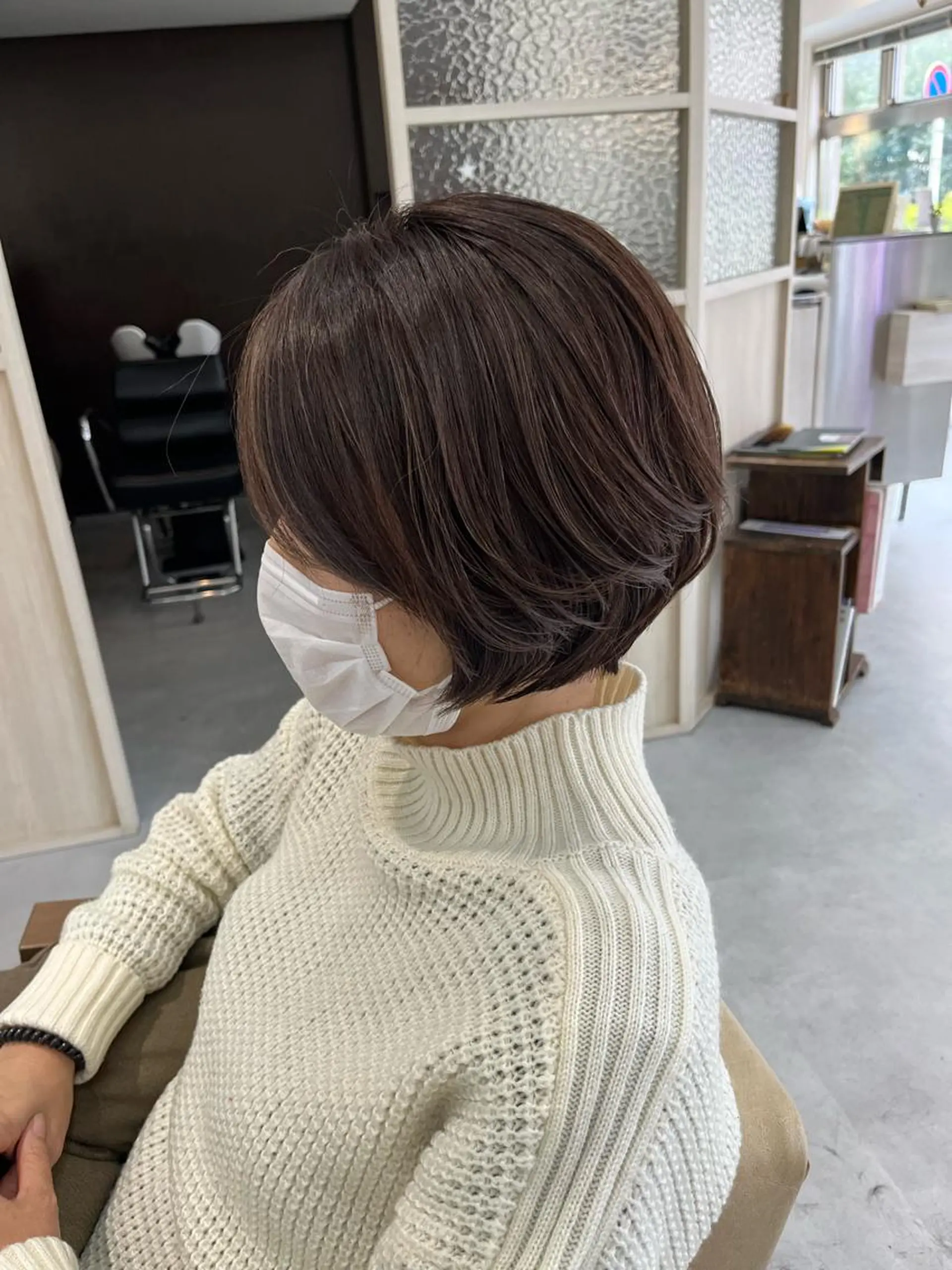 ショート 縮毛矯正/髪質改善 斉藤春のヘアスタイル