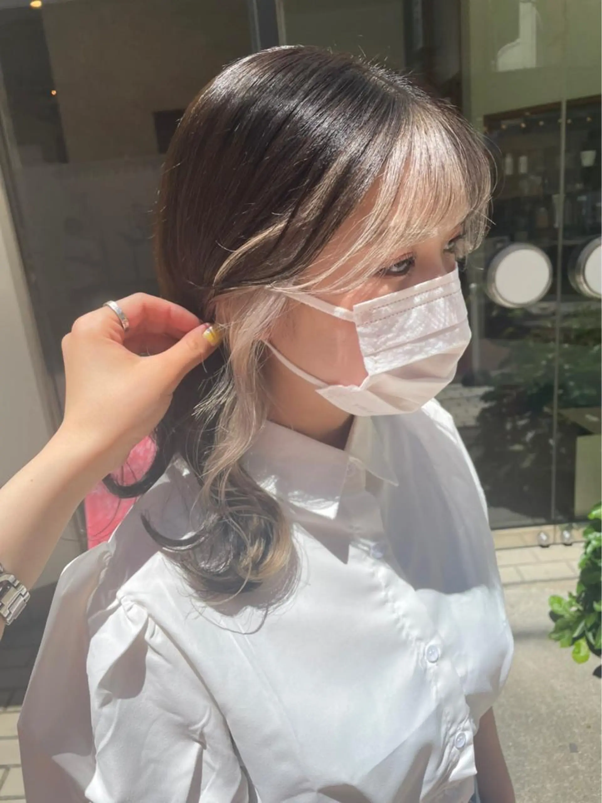 ミディアム カラー 💈Blanco💈 カラー&ケア🌈のヘアスタイル