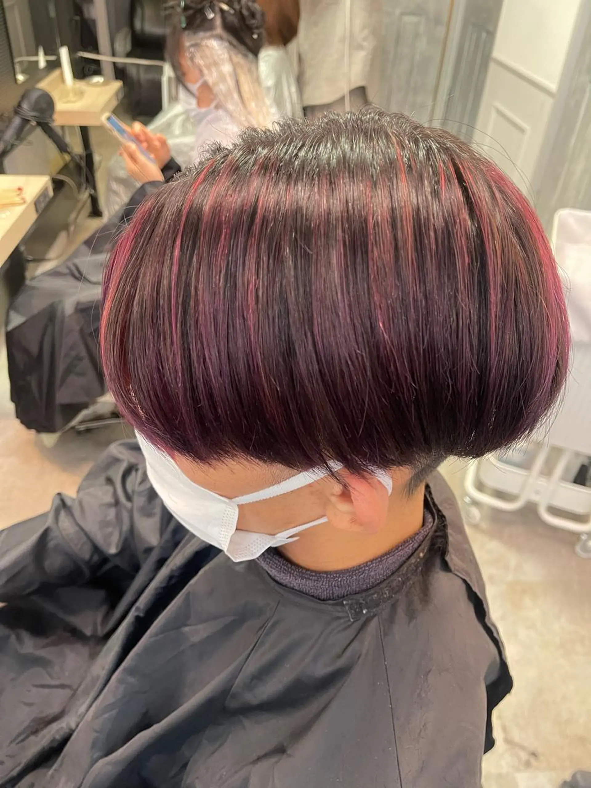 ショート カラー ヘアカラー トリートメント ヘアセット モテ髪提案します💕 髪質改善宗一郎のヘアスタイル