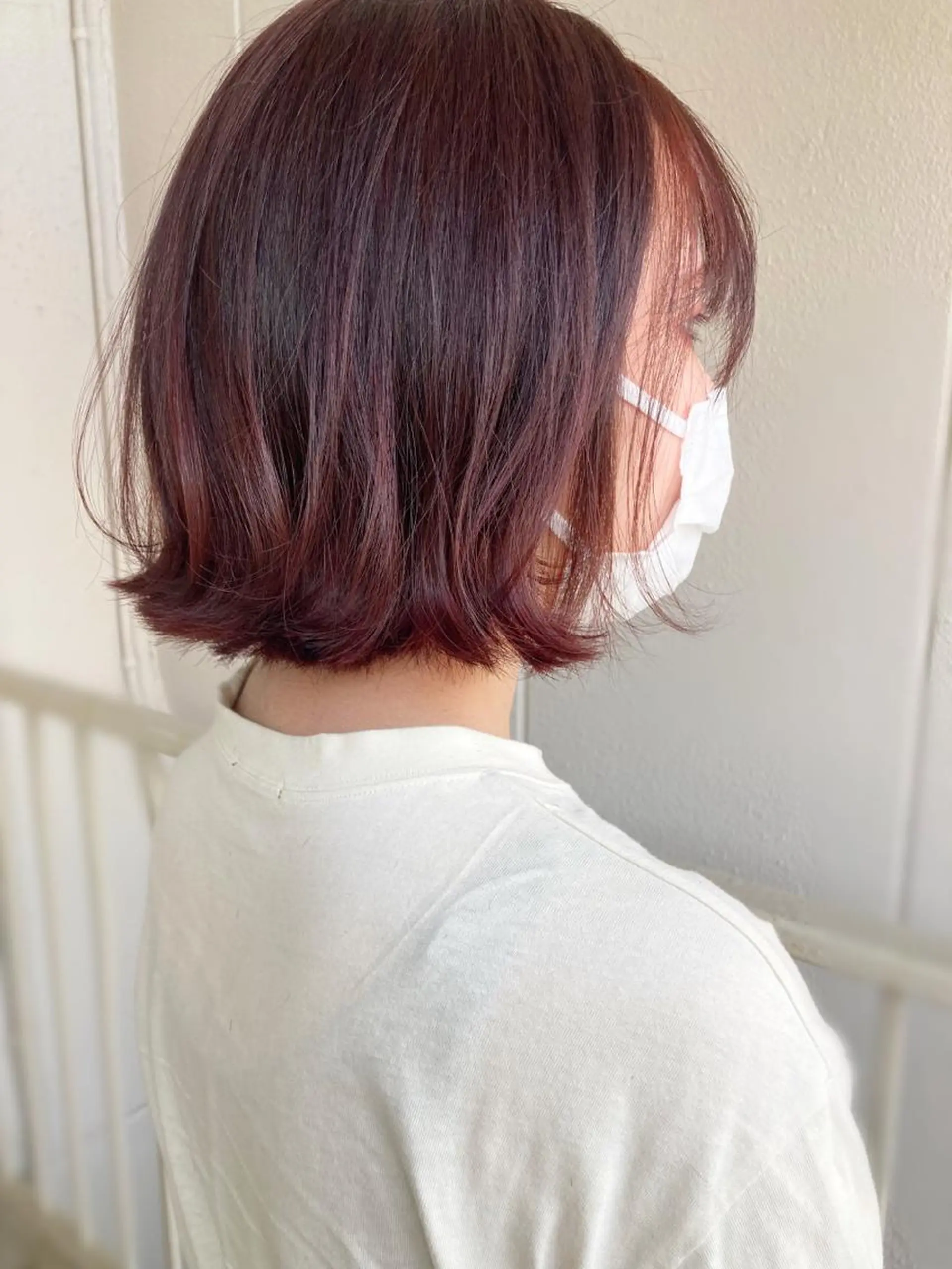 ミディアム roka ノゾミのヘアスタイル