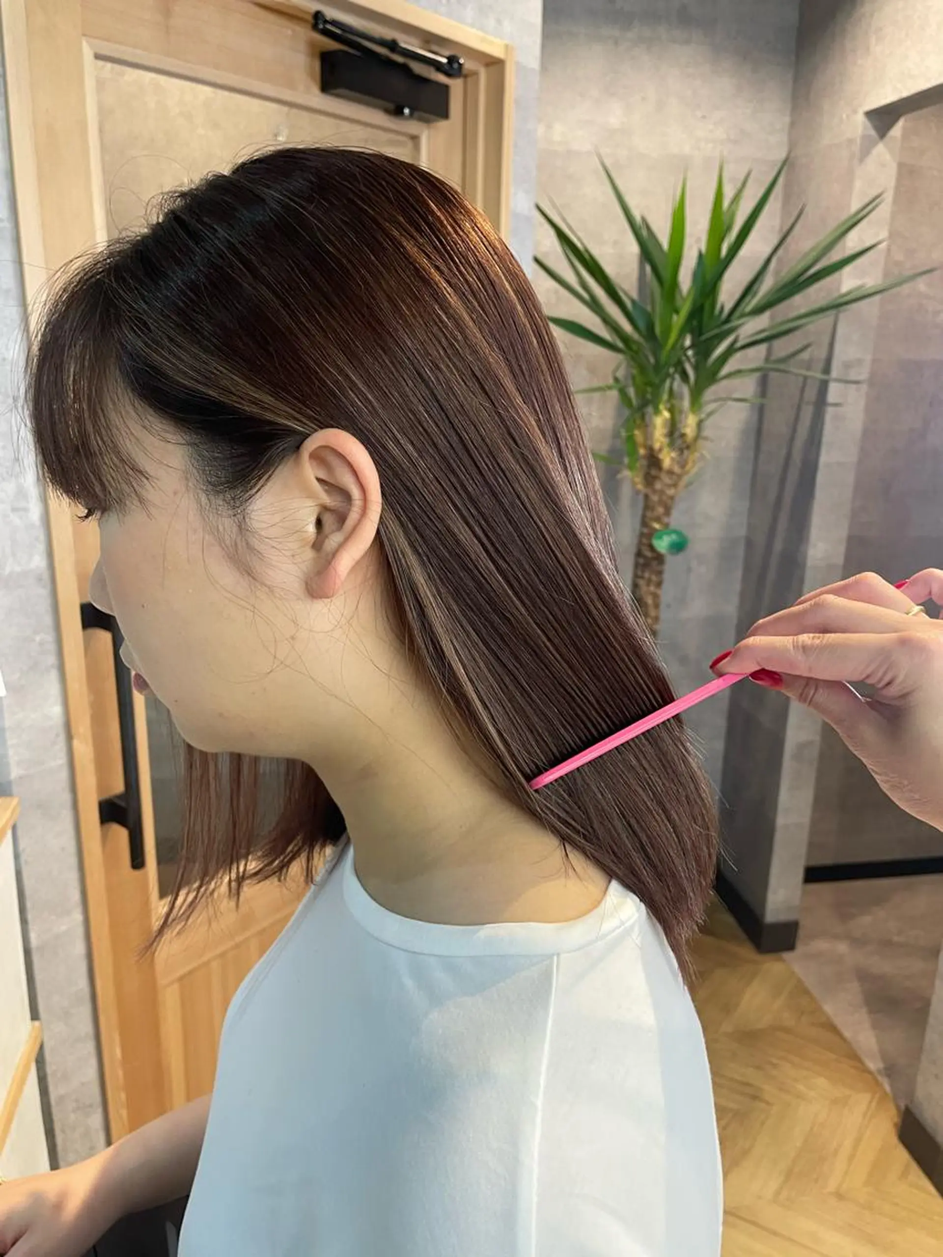 ミディアム ハイライト script.所属・艶髪 🌸木下なつみのヘアスタイル