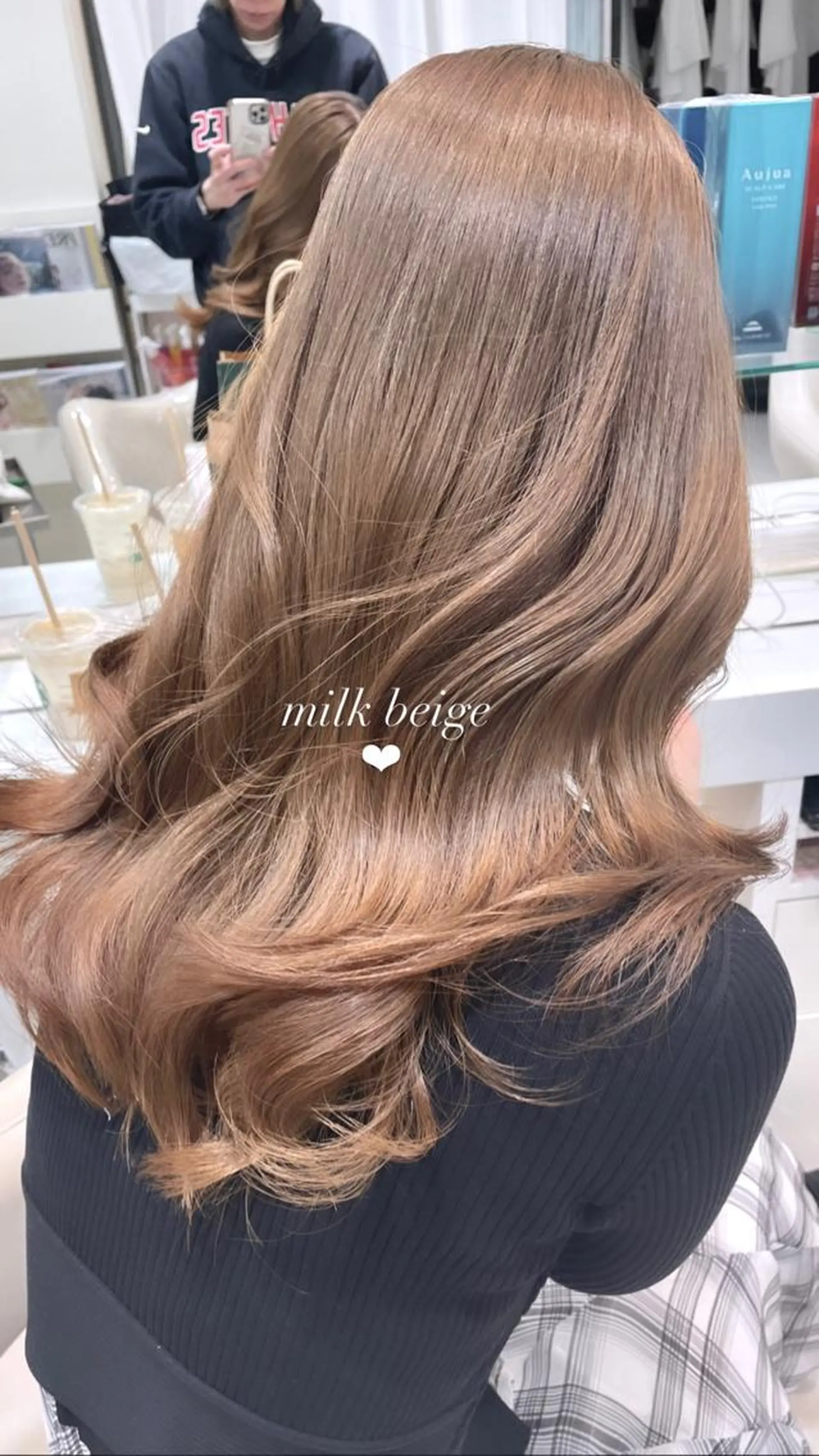 ロング カット ヘアカラー トリートメント 💗ブリーチなし 垢抜け💗徳井はやとのヘアスタイル