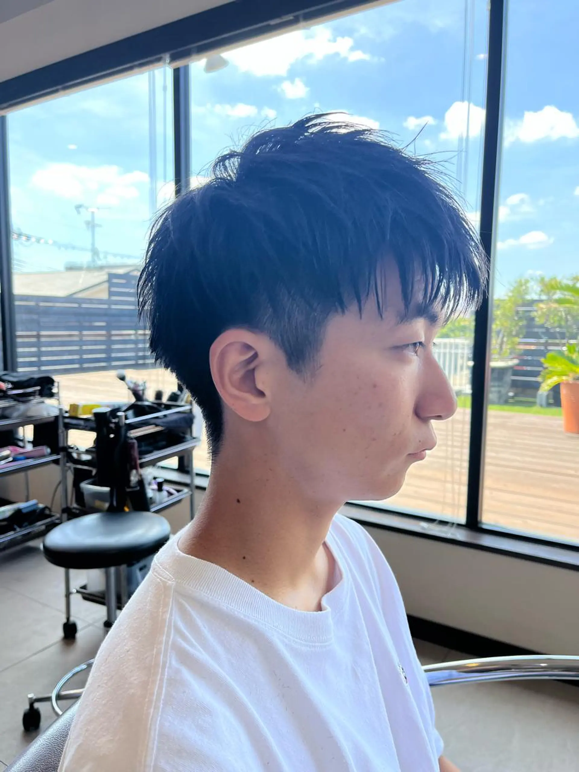 メンズ カット 西村 歩真のヘアスタイル