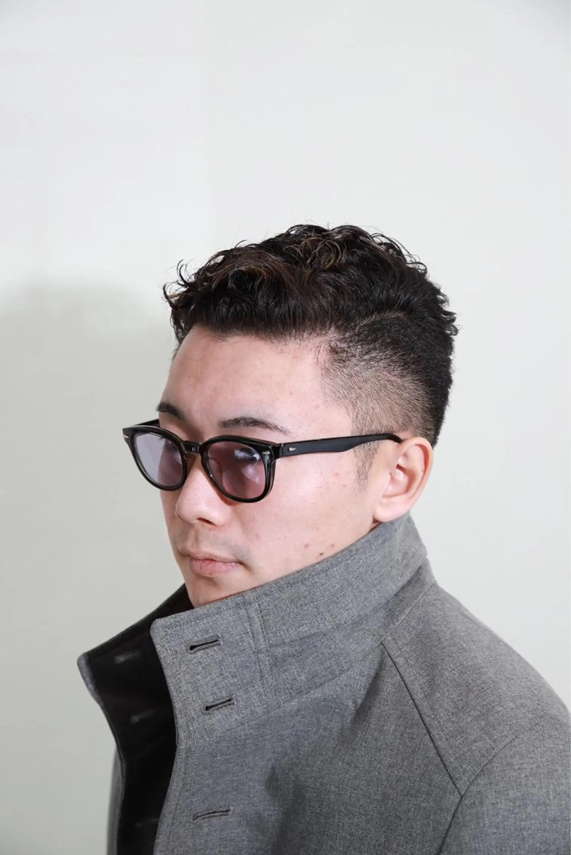 パーマ メンズ カット 中本 竜聖のヘアスタイル
