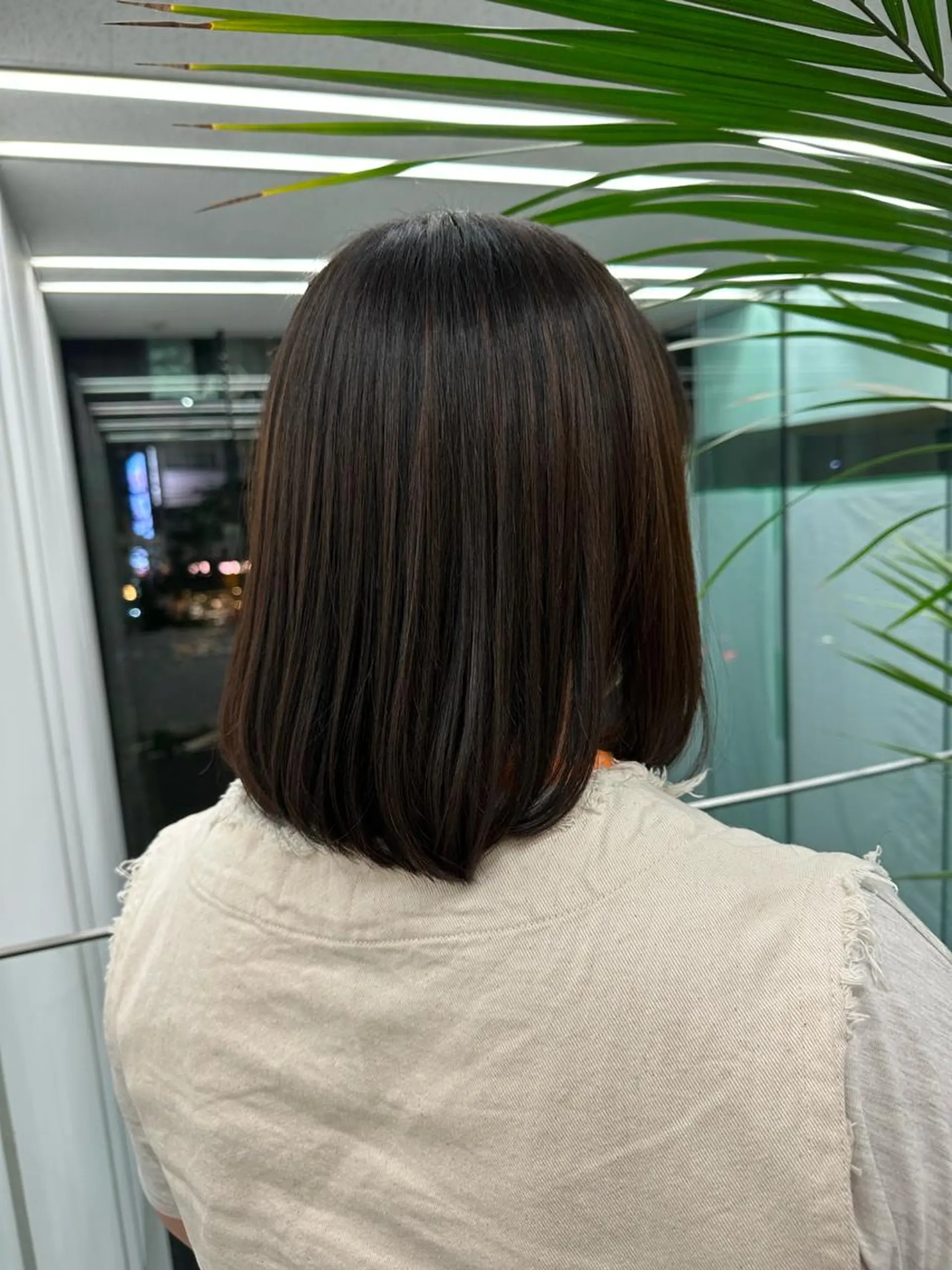ミディアム ボブ カット ごとう さなのヘアスタイル