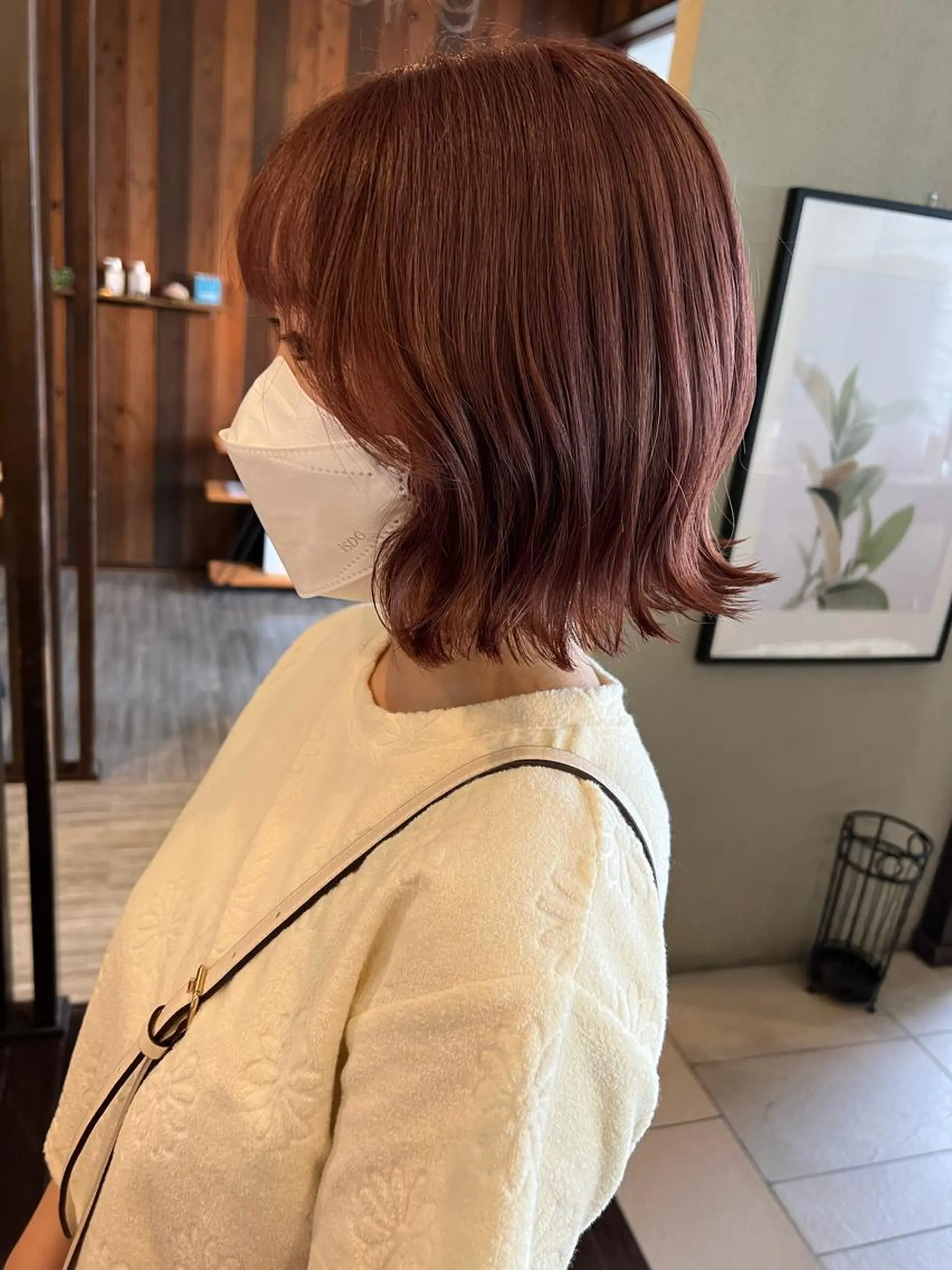 ミディアム ヘアカラー 具志 正太のヘアスタイル