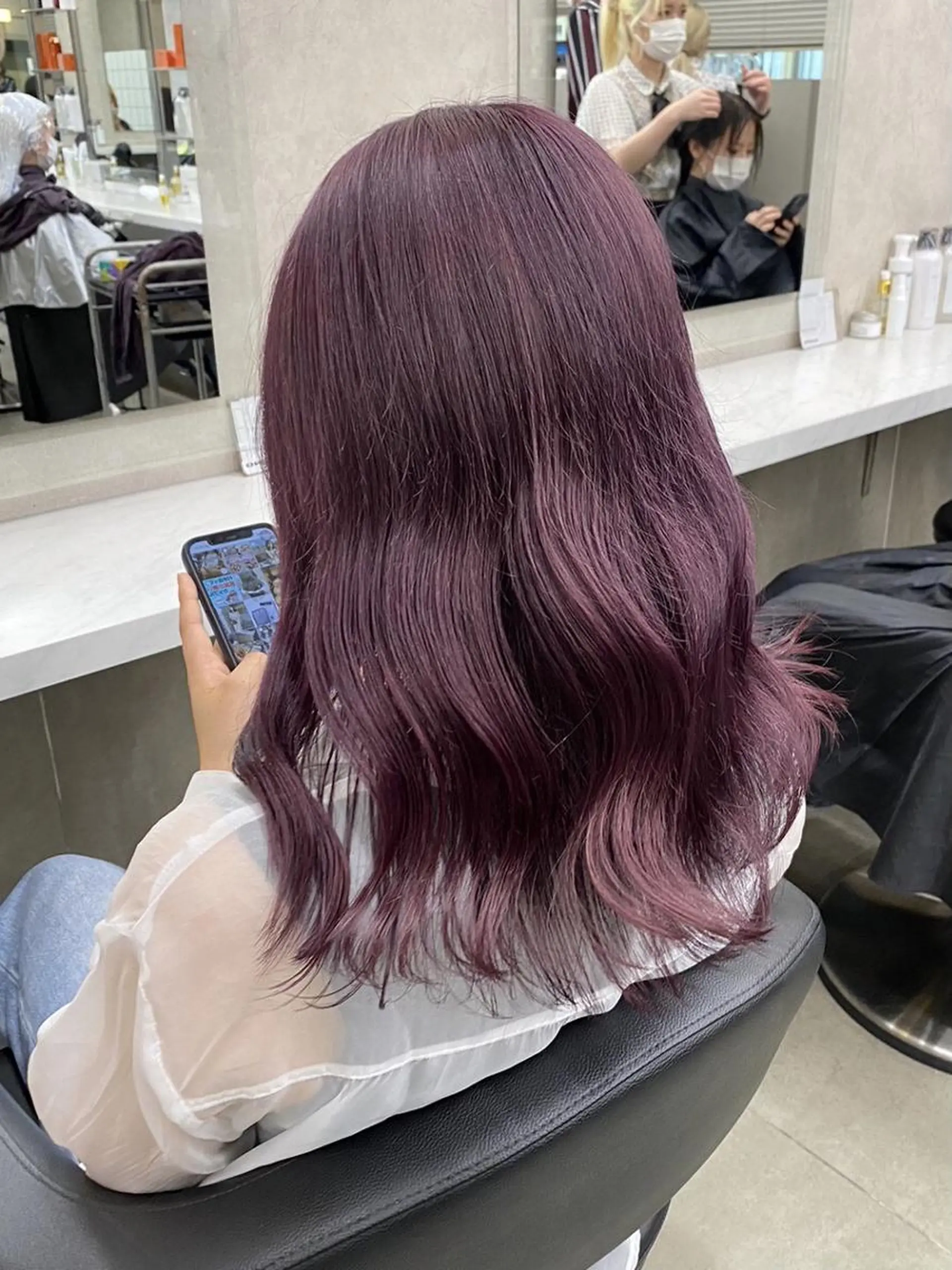 カラー ロング エクステモデル 募集💖まなみのヘアスタイル