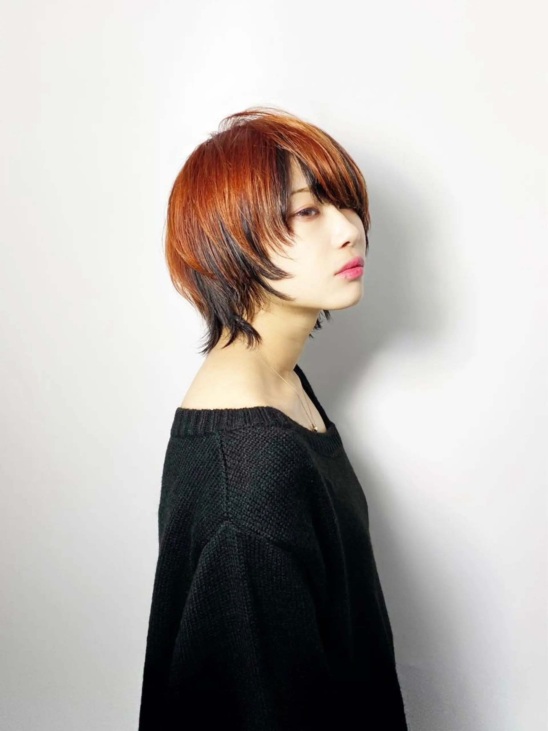 ショート カラー ショートヘア ウルフカット カット 大橋 拓巳のヘアスタイル