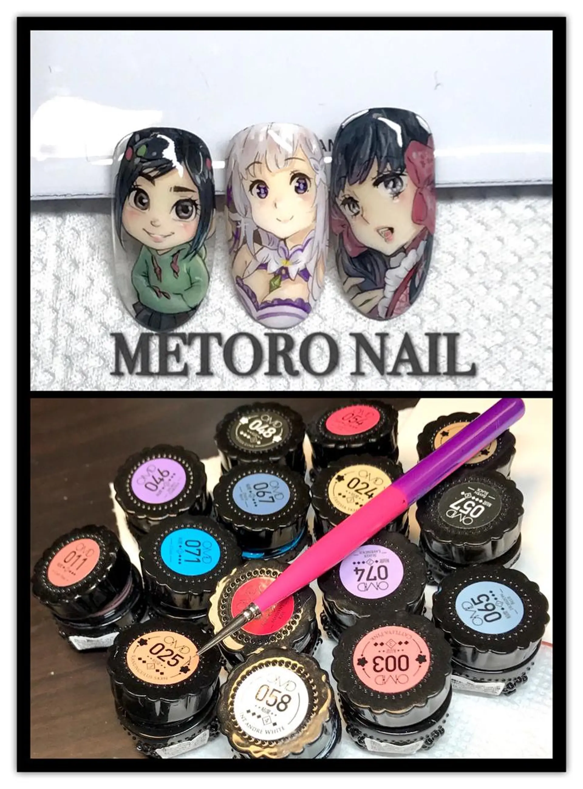 ネイル ジェルネイル ネイルチップ METORO NAILのネイルデザイン