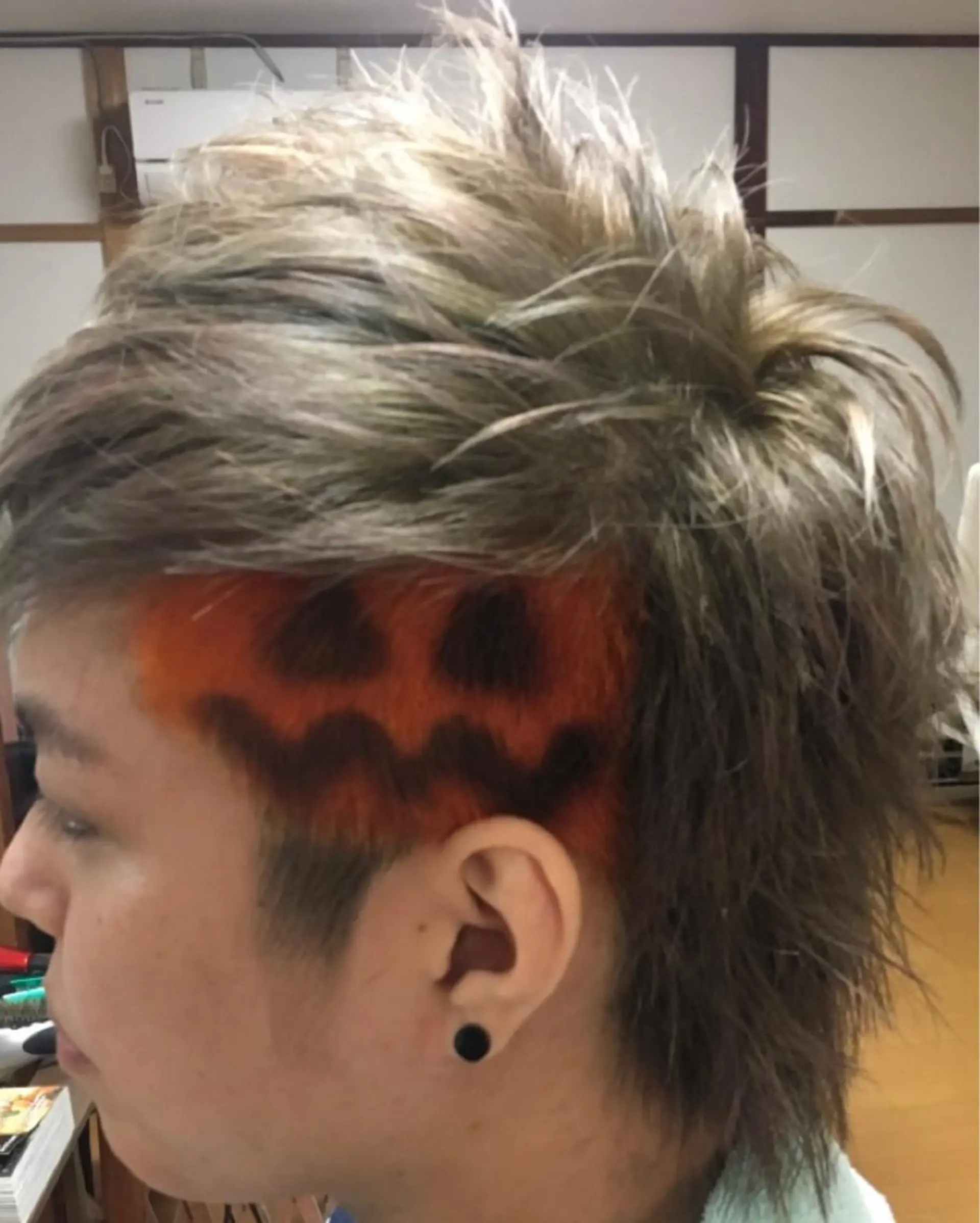 ショート カラー メンズ ハロウィン カット ヘアカラー トリートメント spaski所属・メンズ特化型/永井 友貴のヘアスタイル