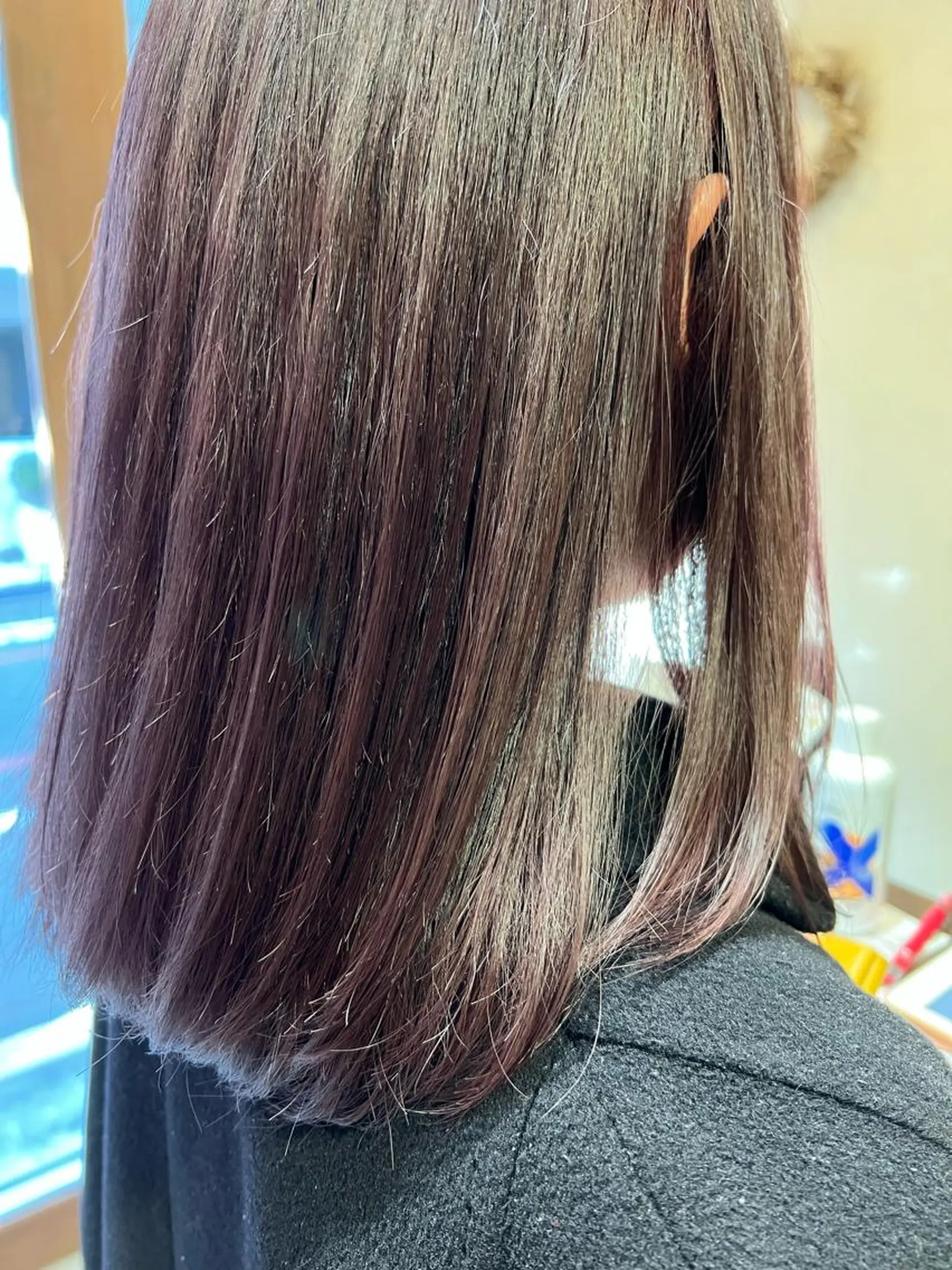 ミディアム カット ヘアカラー トリートメント ✨ミニモ限定価格◎ ブリーチ無しカラーのヘアスタイル