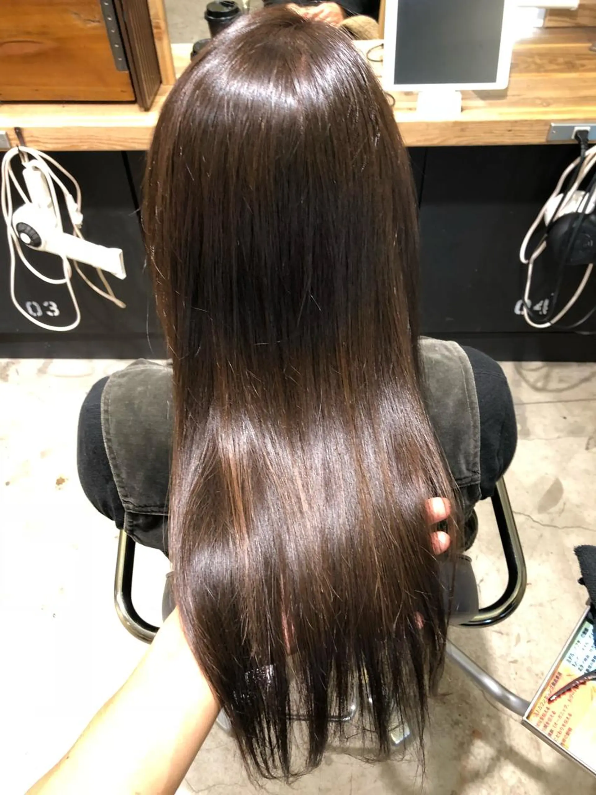 ロング カラー トリートメント カット 舘野 太嘉宏のヘアスタイル