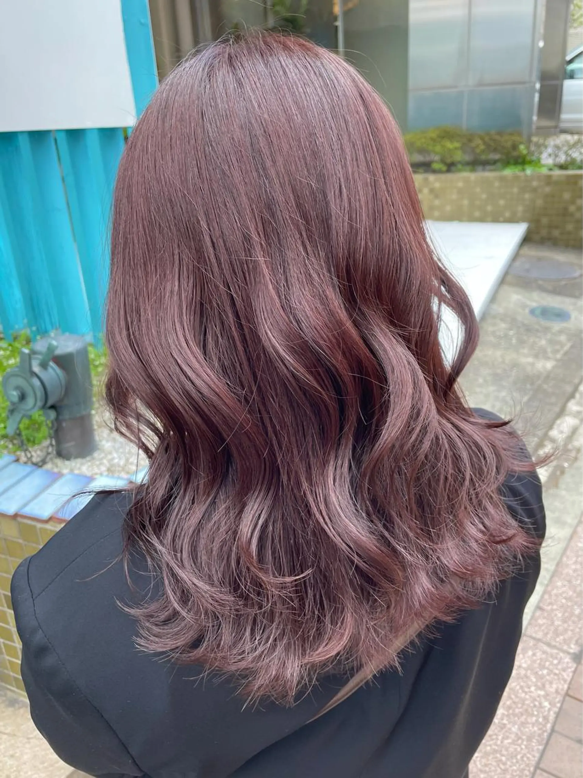 ミディアム カラー ラベンダーカラー ピンクカラー ピンクラベンダー カット ヘアカラー トリートメント 佐藤 魁人のヘアスタイル