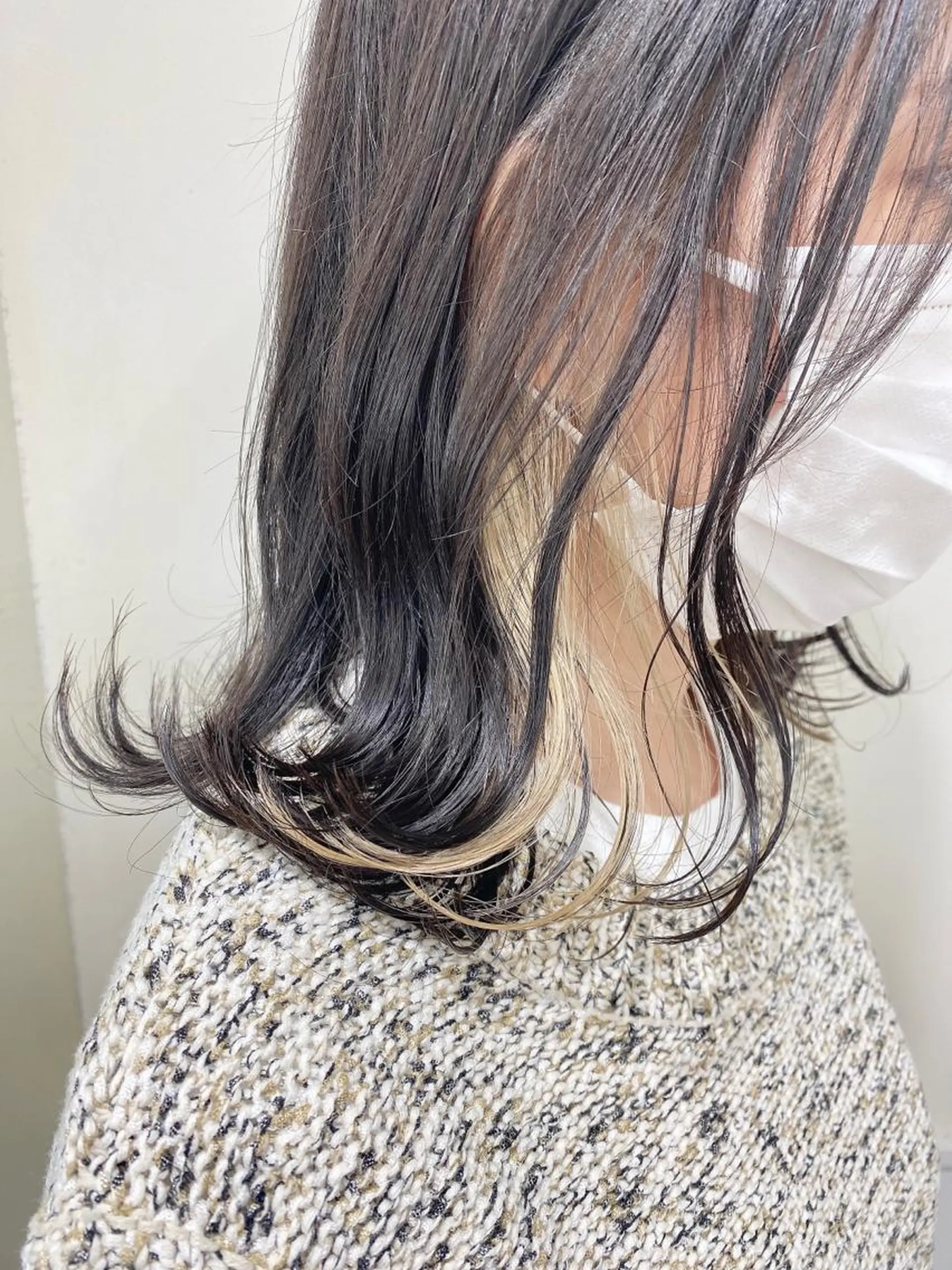セミロング カラー メンズ美容師🦋田口 詩音のヘアスタイル
