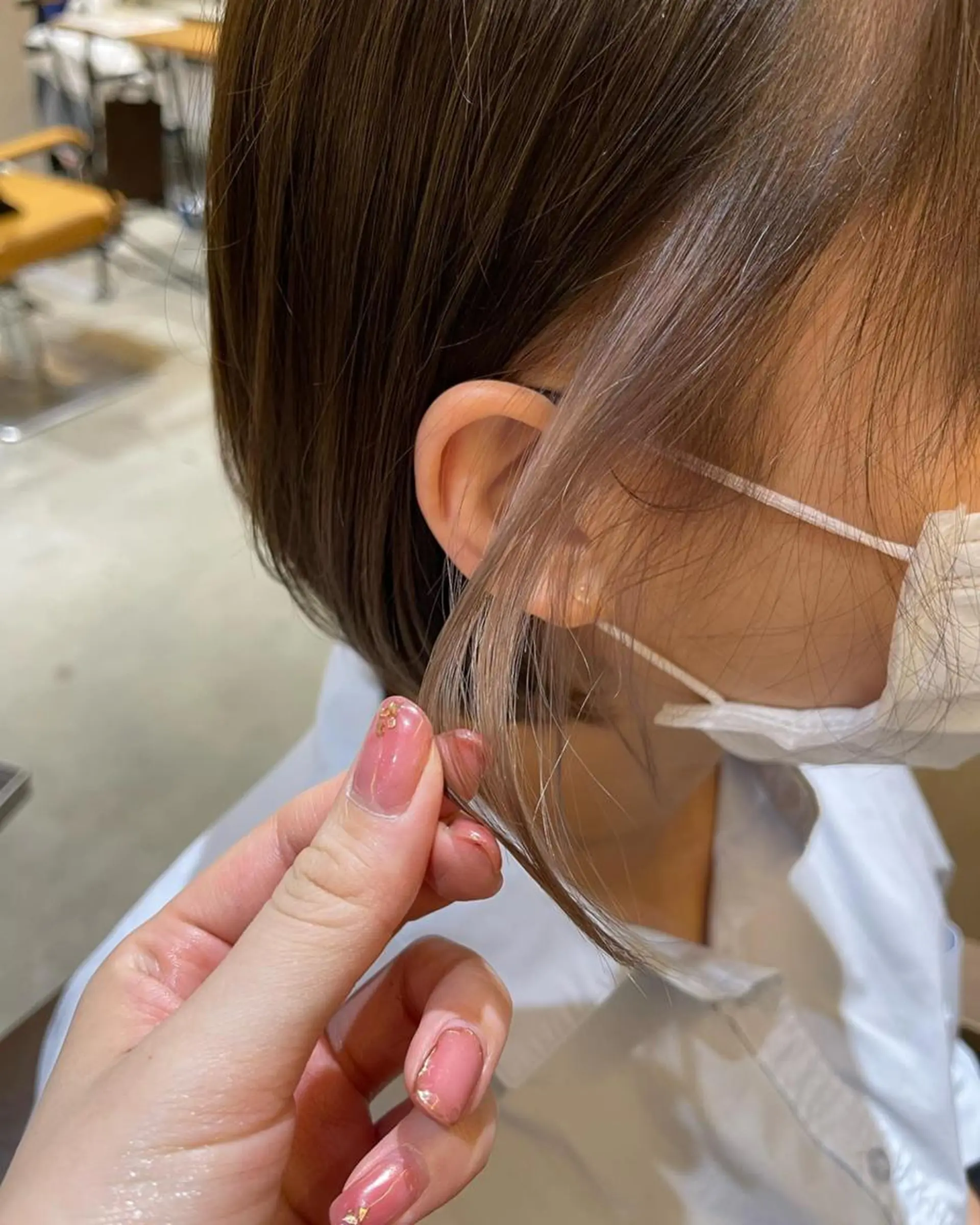 ミディアム カラー ヘアアレンジ グレージュ イルミナカラー インナーカラー ラベンダーカラー ラベンダーグレージュ ❥【韓国風ヘア】 stylist 林❥のエステ・リラクイメージ