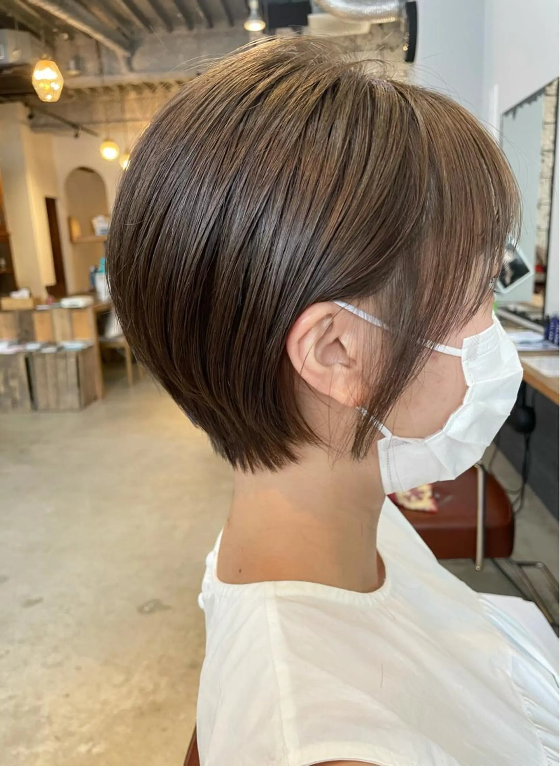 ショート カラー 伸ばしかけ ショートヘア minami /髪質改善のヘアスタイル