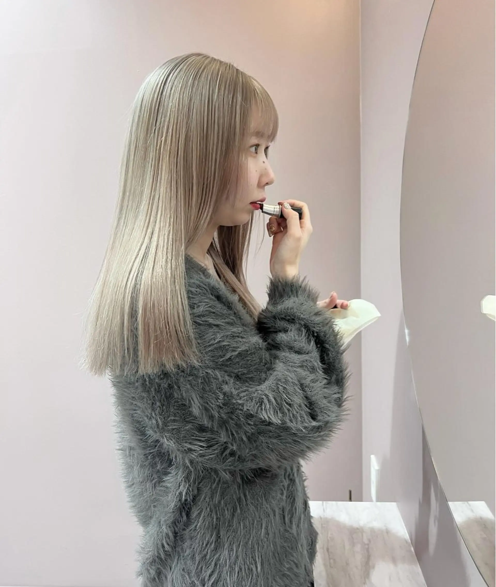 セミロング トリートメント THOiRY栄所属・三宅航平 モデル募集⭐️のヘアスタイル