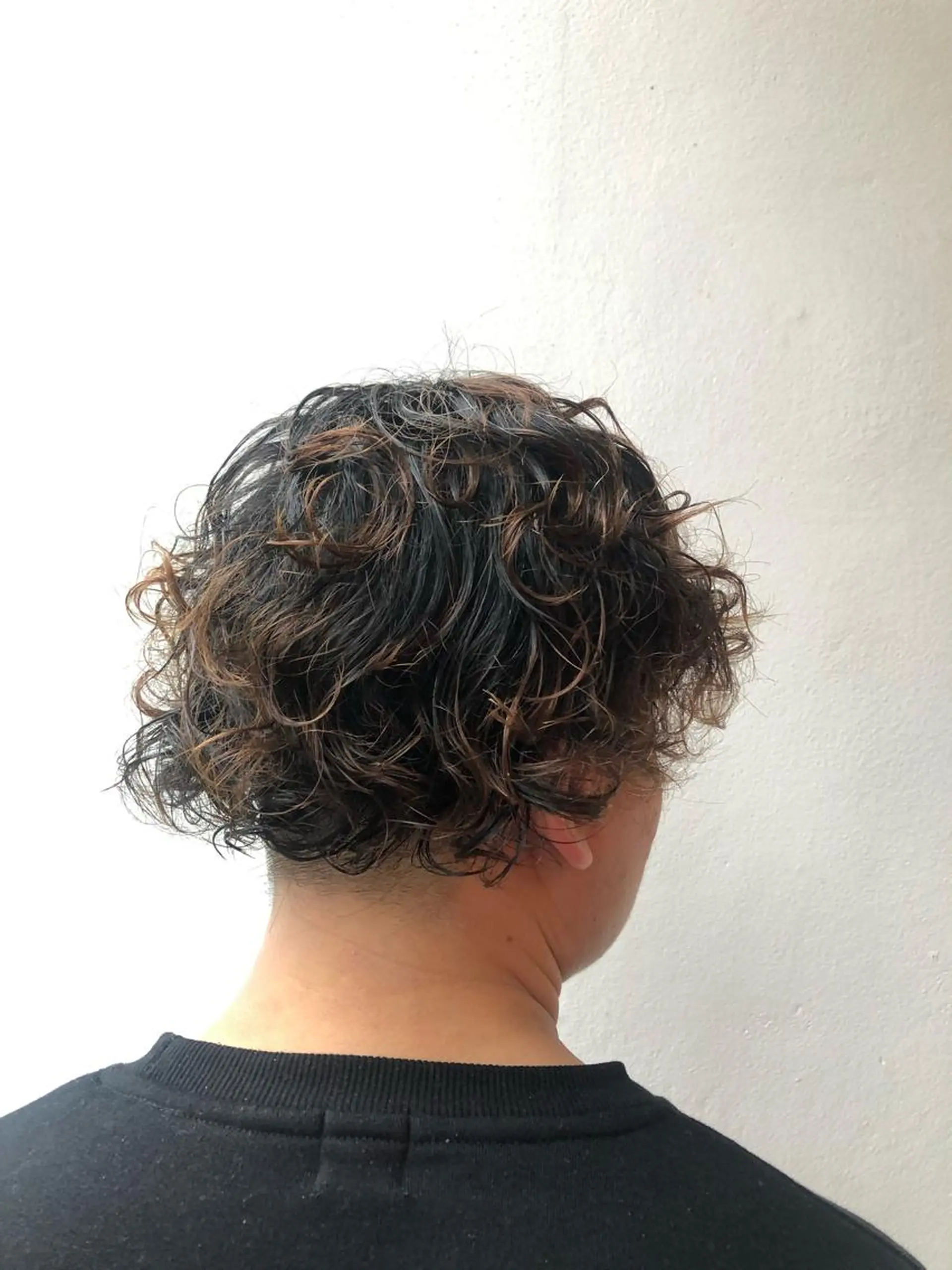 ショート パーマ メンズ マッシュ メンズパーマ 大阪長居🌱野見山 卓也のヘアスタイル