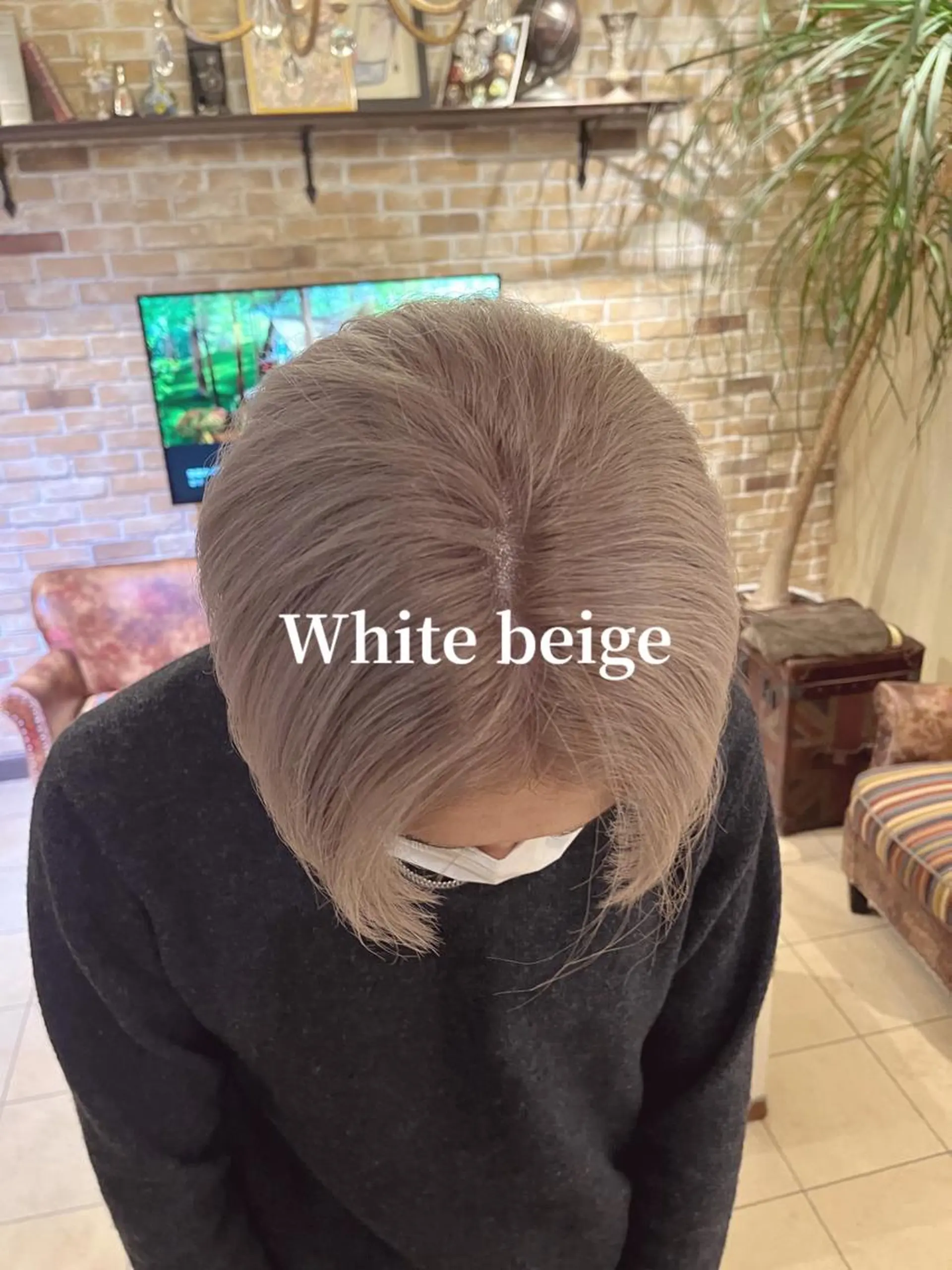 メンズ メンズブリーチ ヘアカラー 🧡ミルクティー/ レイヤー🧡ショウナのヘアスタイル