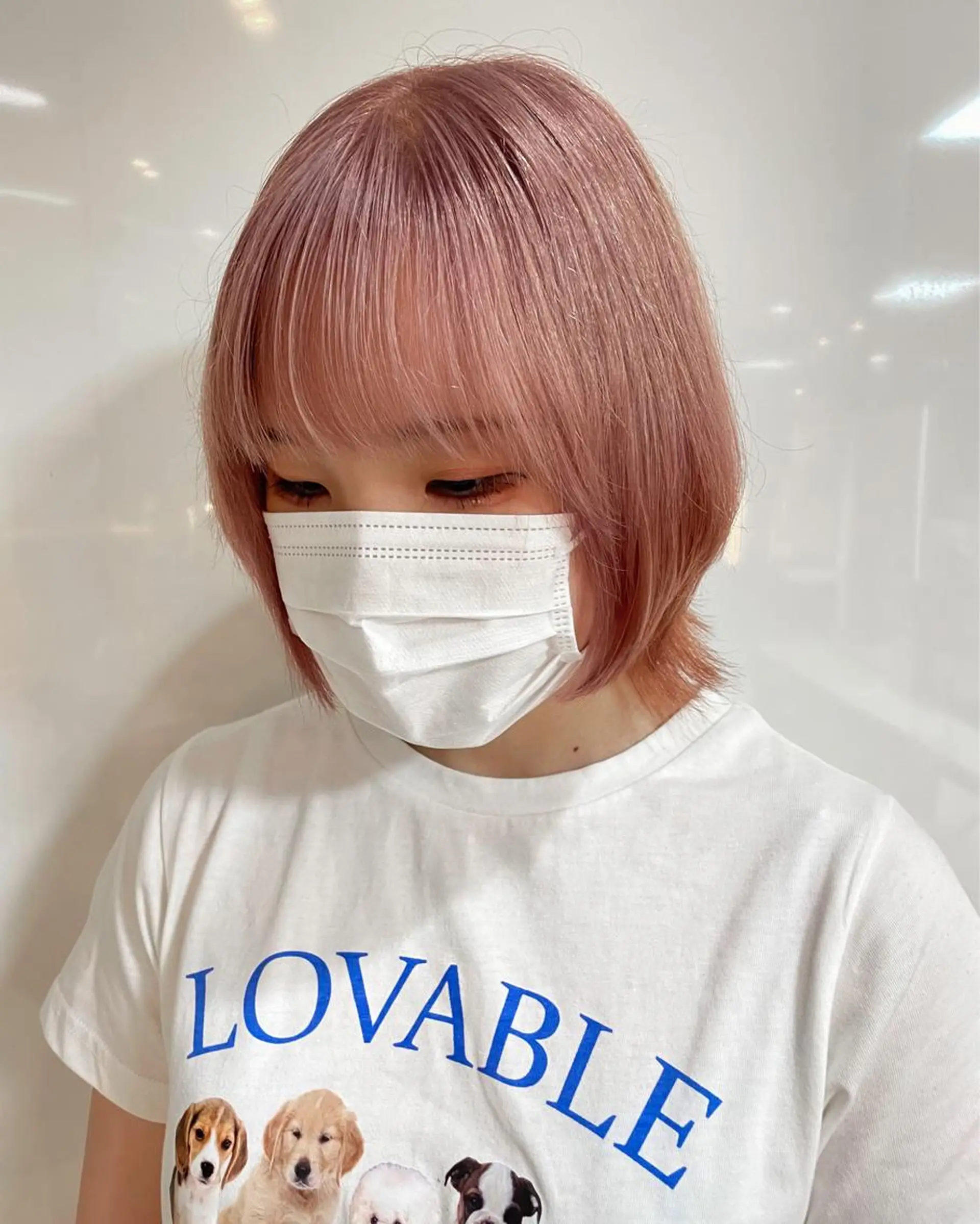 ミディアム カラー ハイトーン/ブリーチ /ウルフ⛓️MAKIのヘアスタイル