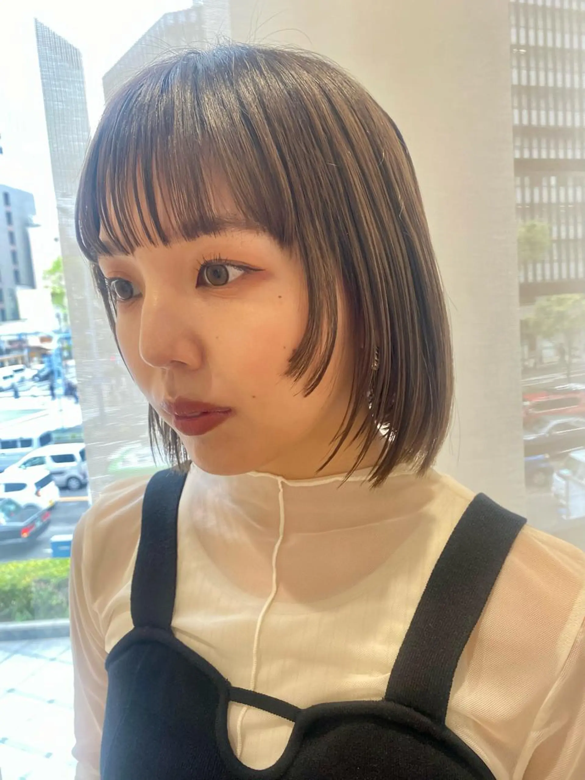 ショート カラー カット ヘアカラー 増井 彩乃のヘアスタイル