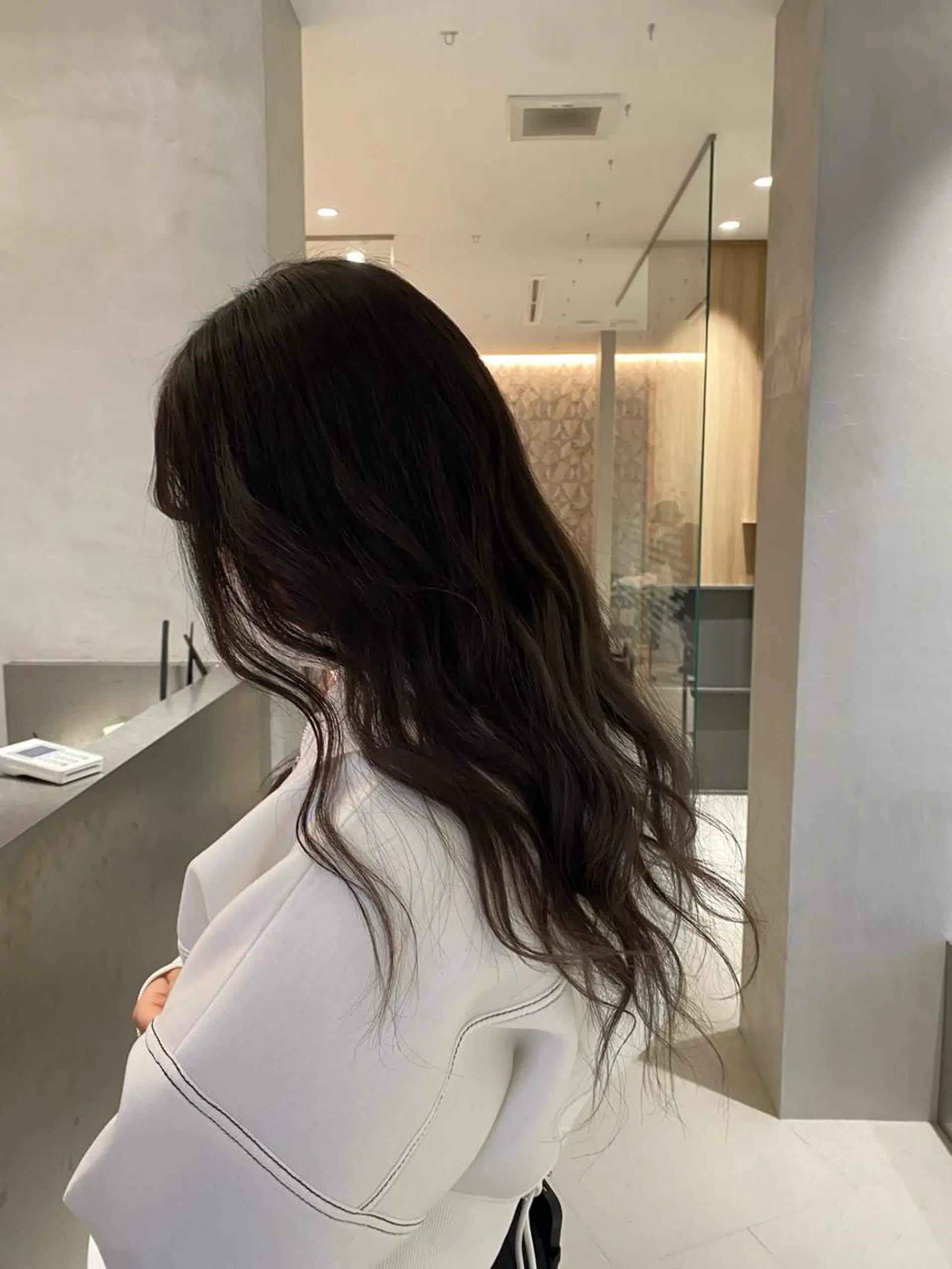 セミロング カラー ブリーチ グラデーションカラー 🦄Rena 🦄のヘアスタイル