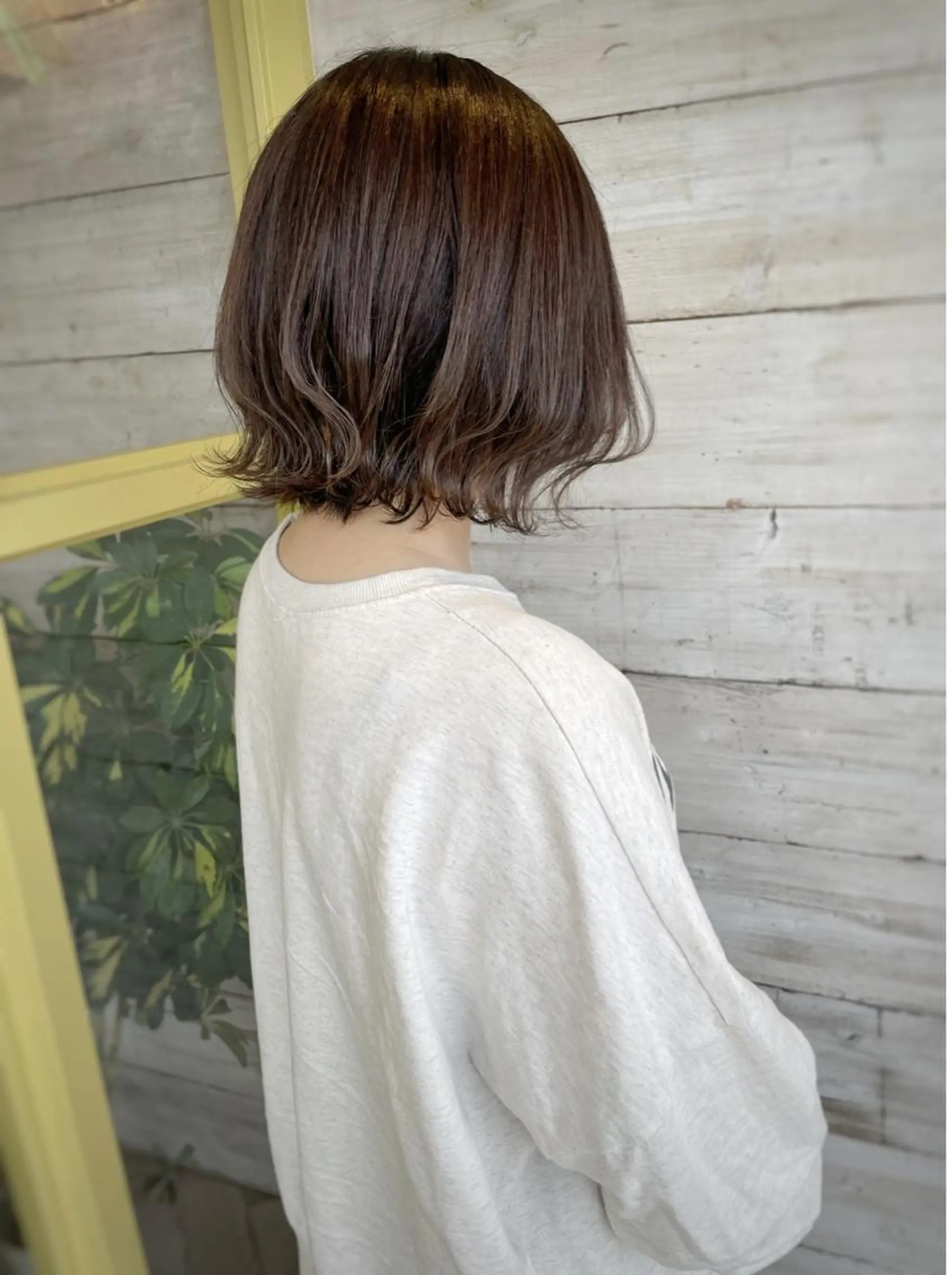ショート ボブ くびれヘア 西川 頌のヘアスタイル