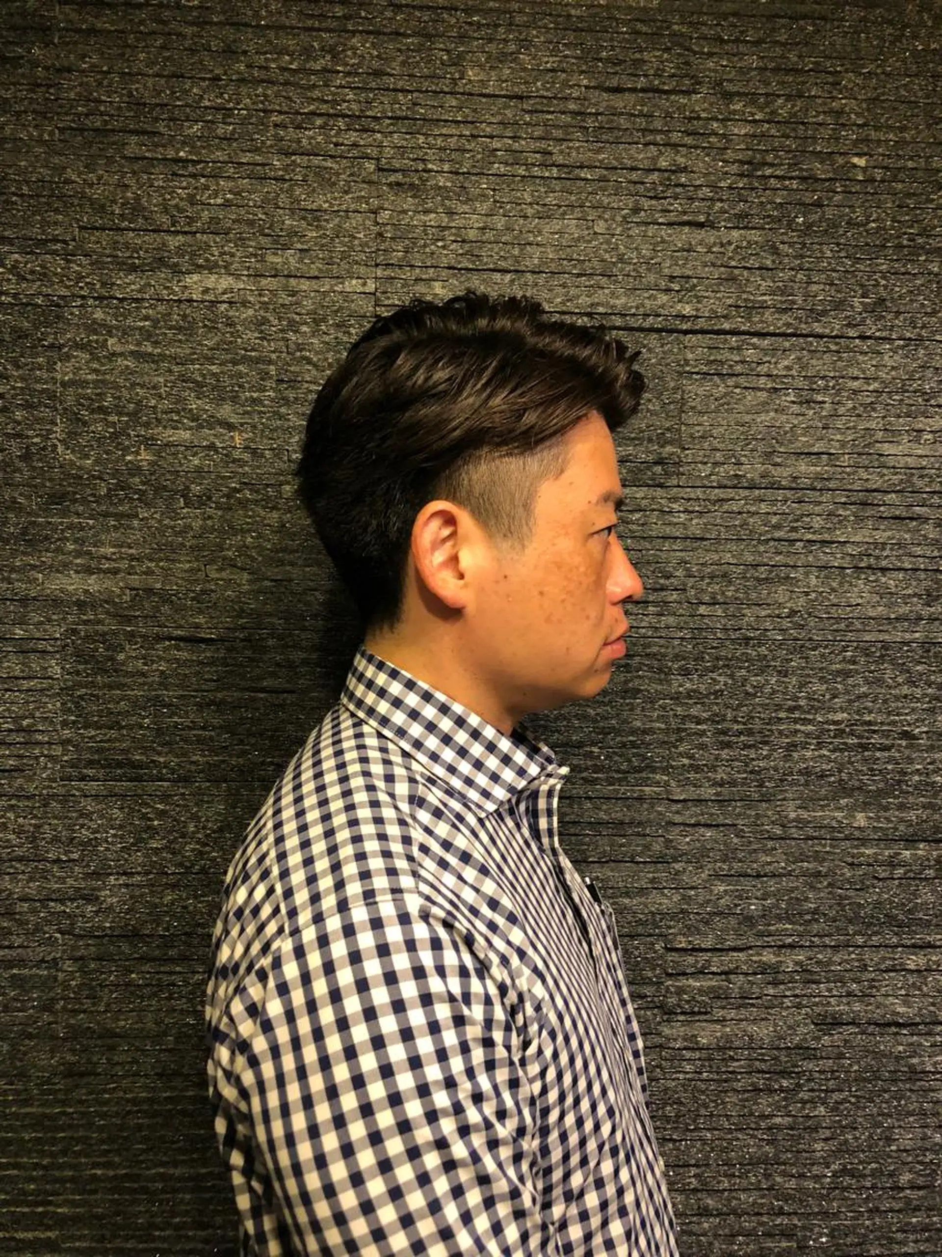 ミディアム メンズ ヒロ銀座所属・牧 颯斗のヘアスタイル