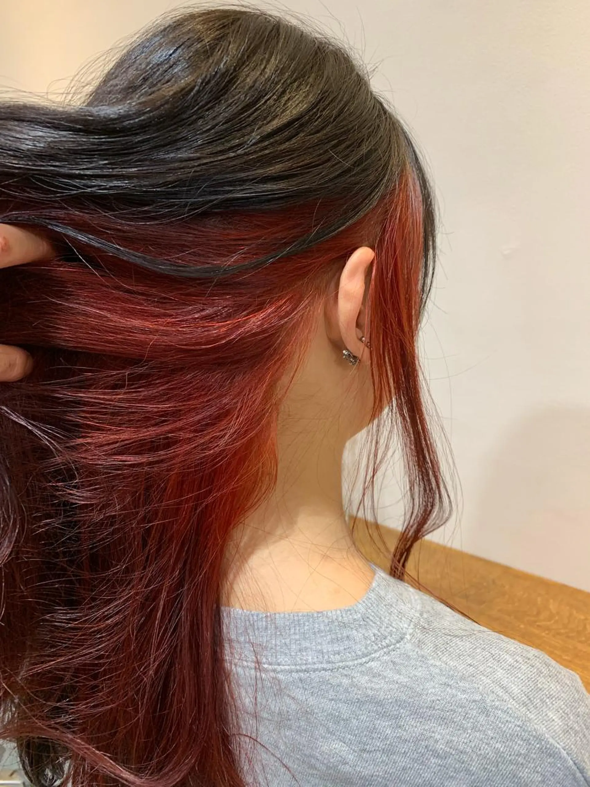 セミロング ヘアカラー トリートメント ヘッドスパ ヘアセット 山口 竣也のヘアスタイル