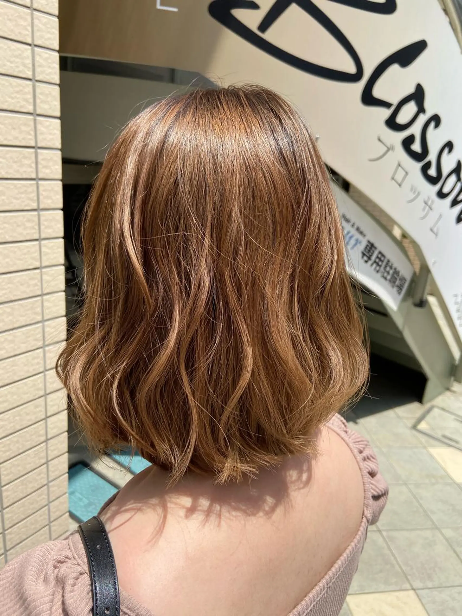 ミディアム ボブ 長めボブ カット トリートメント 菊地 美憂のヘアスタイル