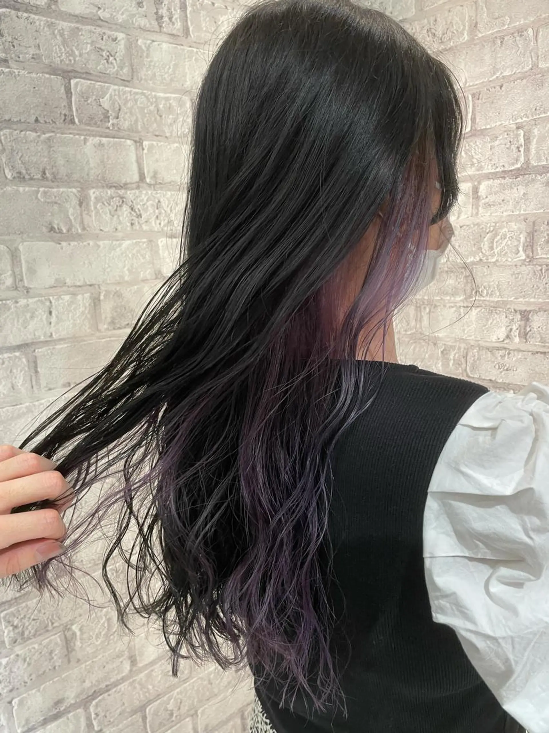 ロング カラー パープルカラー カット ヘアカラー ［パサつき改善］＊ 髪質改善ケアサロン＊のヘアスタイル