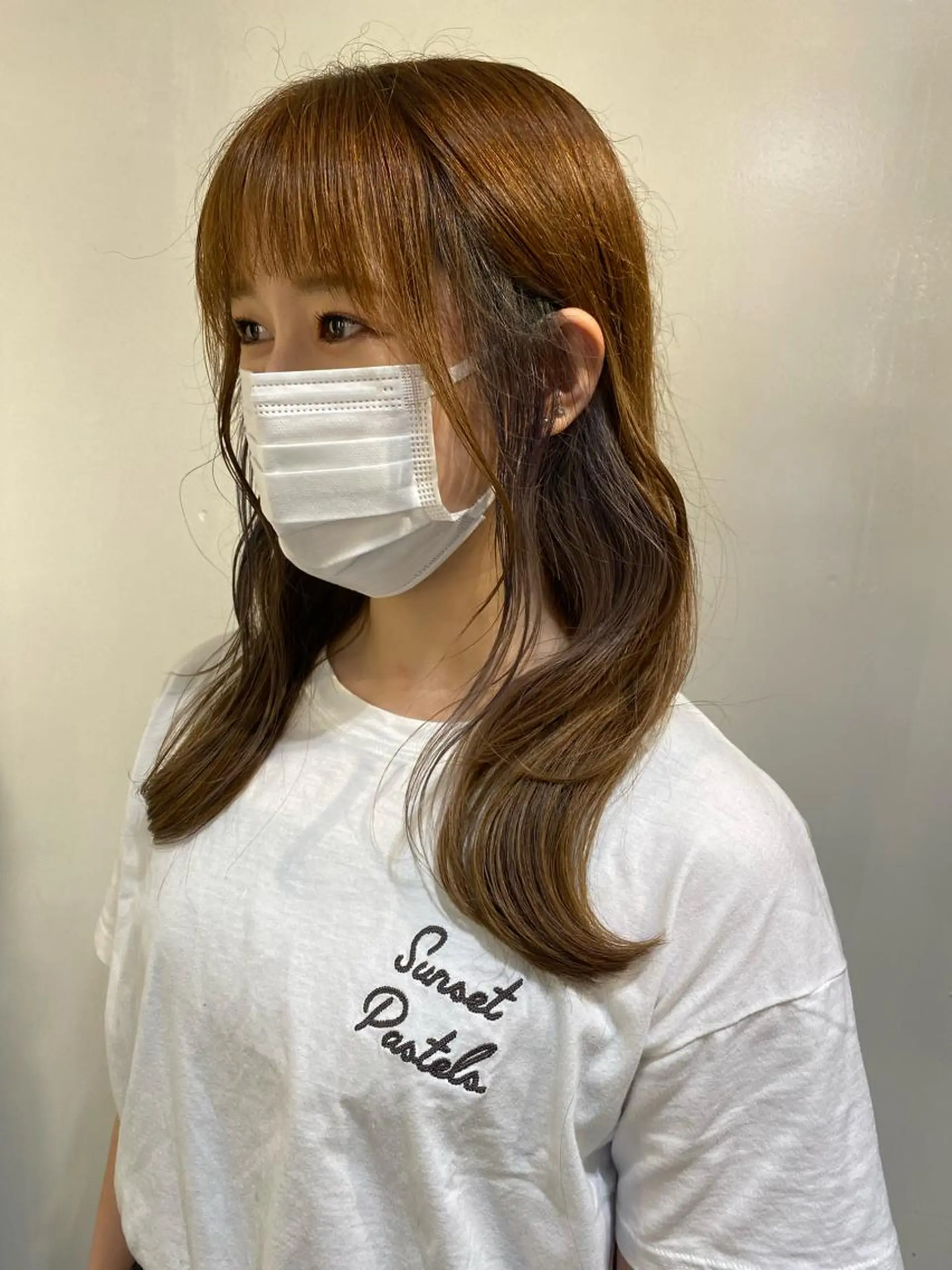 ロング カット ヘアカラー トリートメント 西山 恵太郎のヘアスタイル