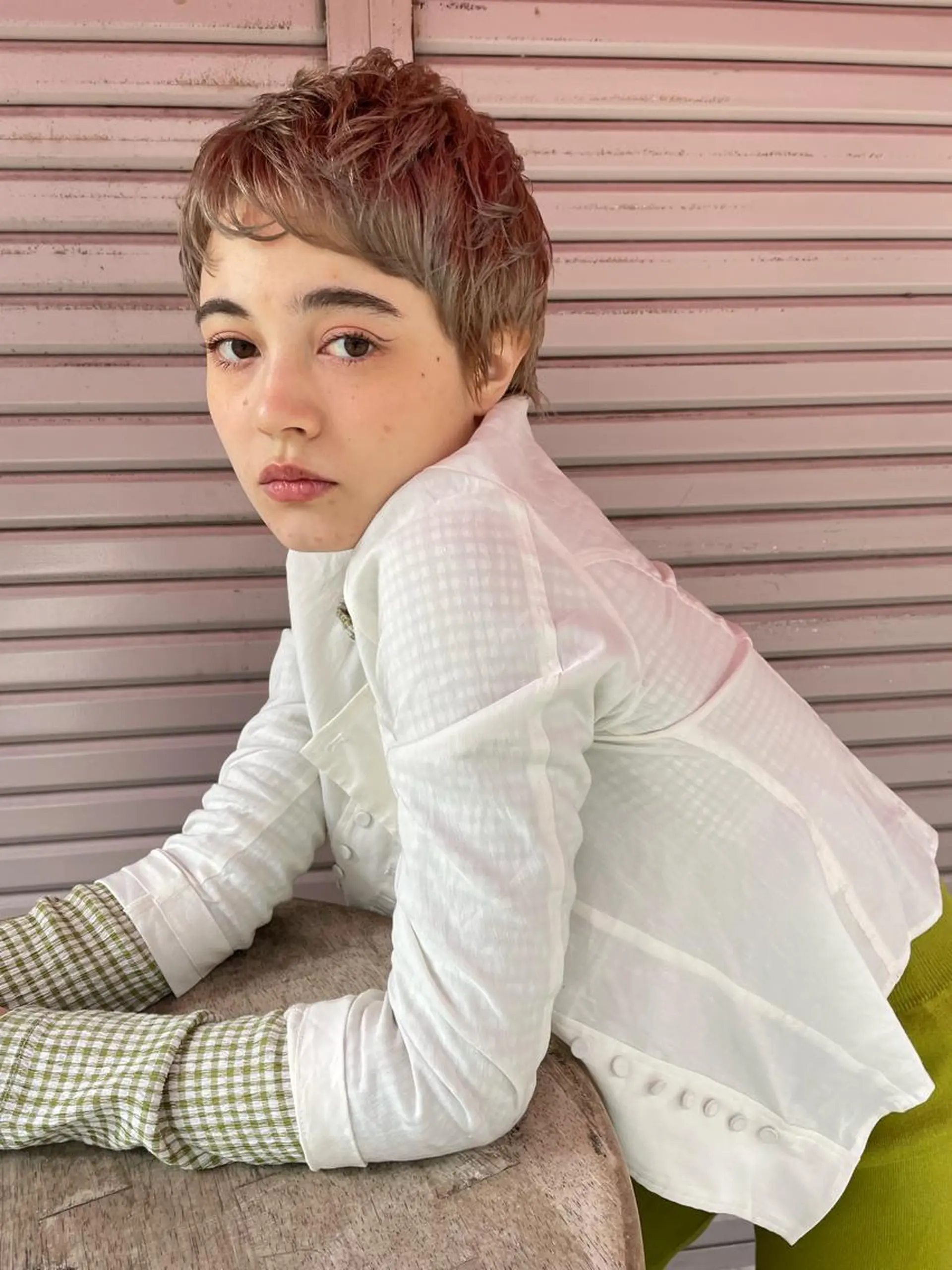 ショート カラー カット ヘアカラー トリートメント ショート/ボブ専門 宮脇美奈/南船場のヘアスタイル