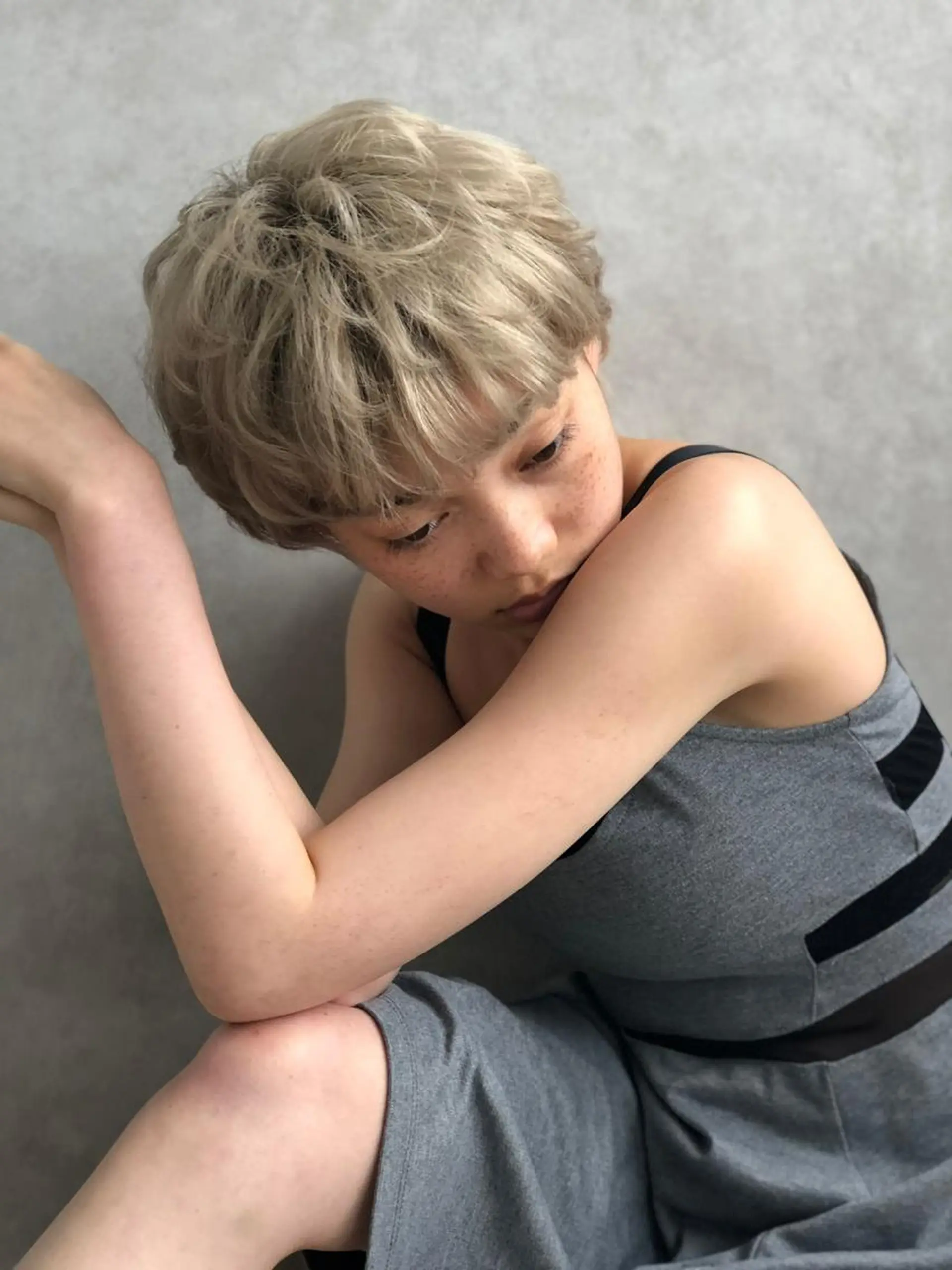 ショート ヘアカラー トリートメント 小澤大輔 YOLO hairのヘアスタイル