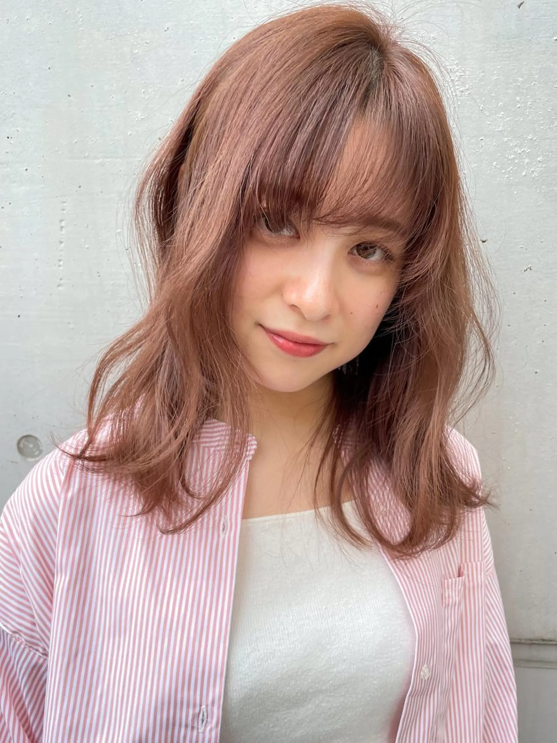 ミディアム 坂本 理輝のヘアスタイル