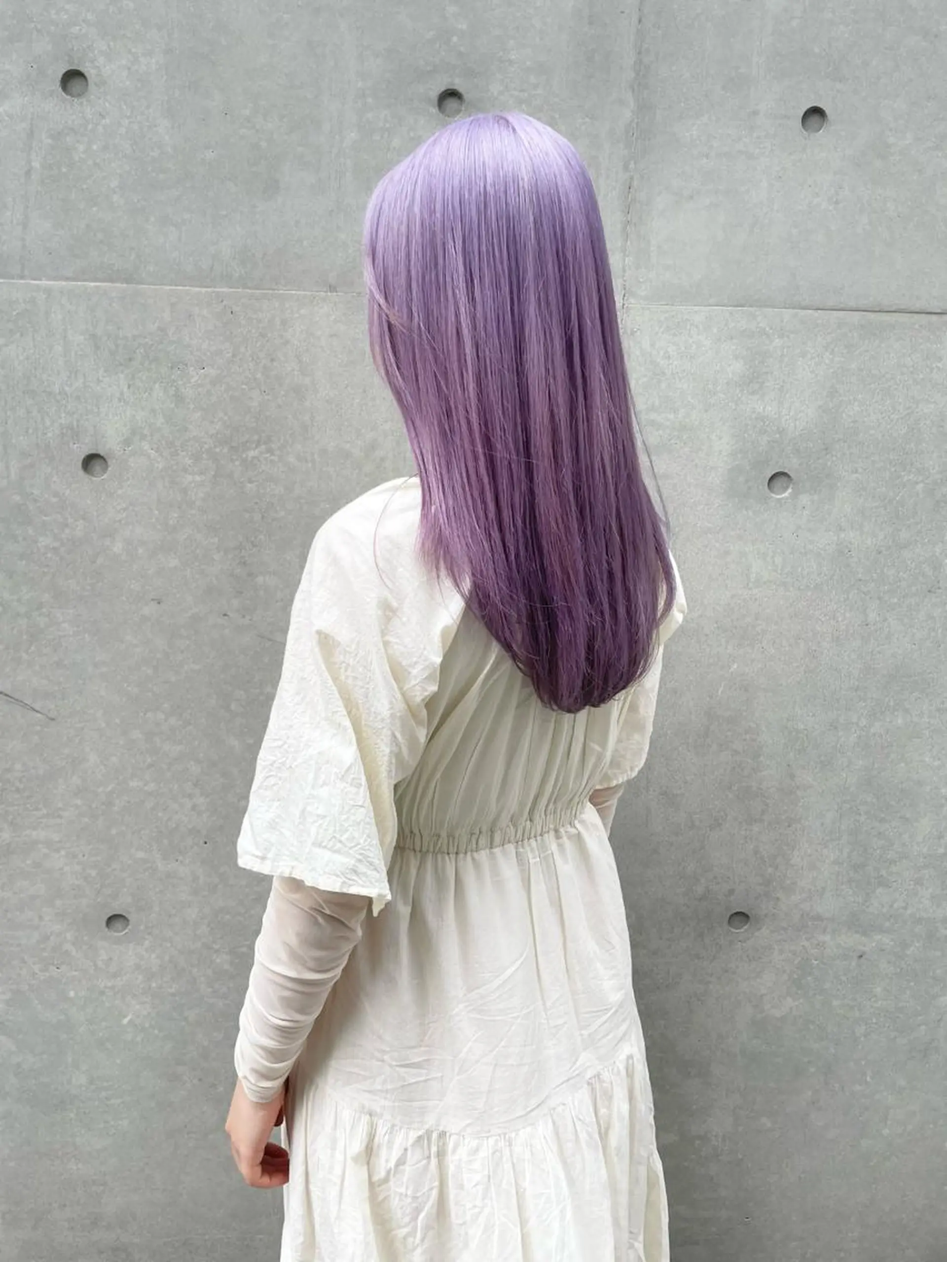 ロング ヘアカラー トリートメント インク 美容院のヘアスタイル