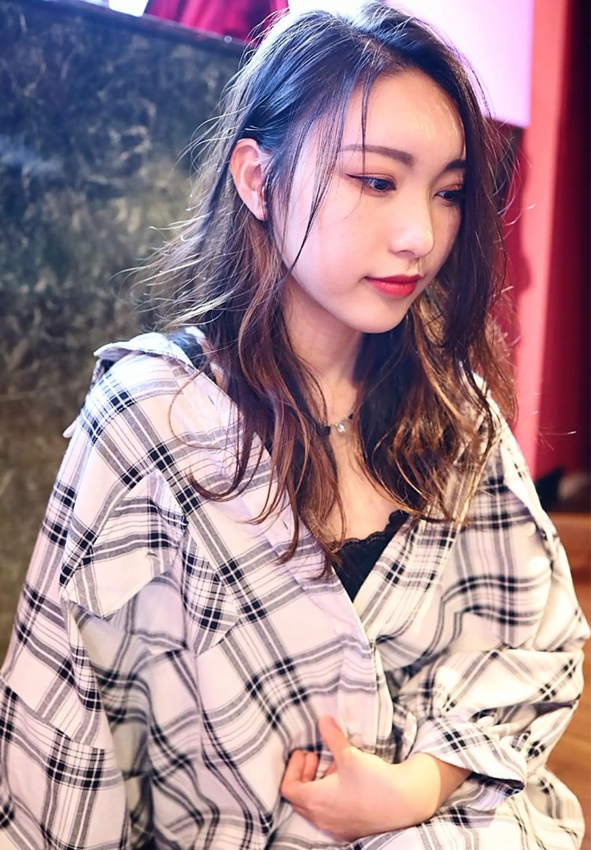 セミロング カラー ヘアアレンジ カット ヘアカラー トリートメント ⭐️𝑭𝑰𝑳𝑴𝑶𝑹𝑴𝑨𝑳𝑬⭐️【フィルモルメール】所属・トレンドヘア🩶 艶髪🩶yoshiのヘアスタイル