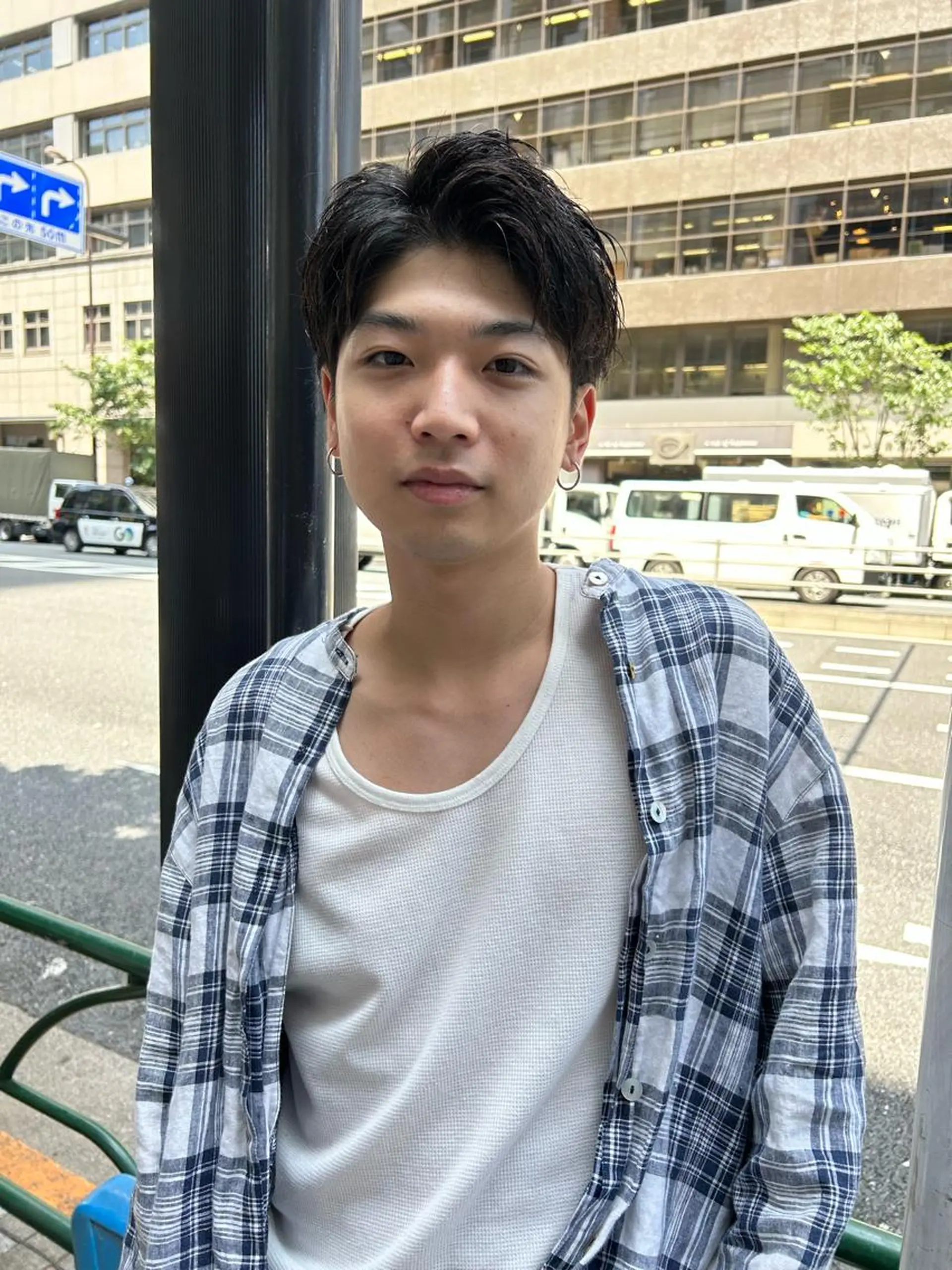 ショート メンズ メンズブリーチ メンズハイライト メンズインナーカラー メンズパーマ プードルパーマ カット charme所属・💈メンズ特化 /伊藤大輝💈のヘアスタイル