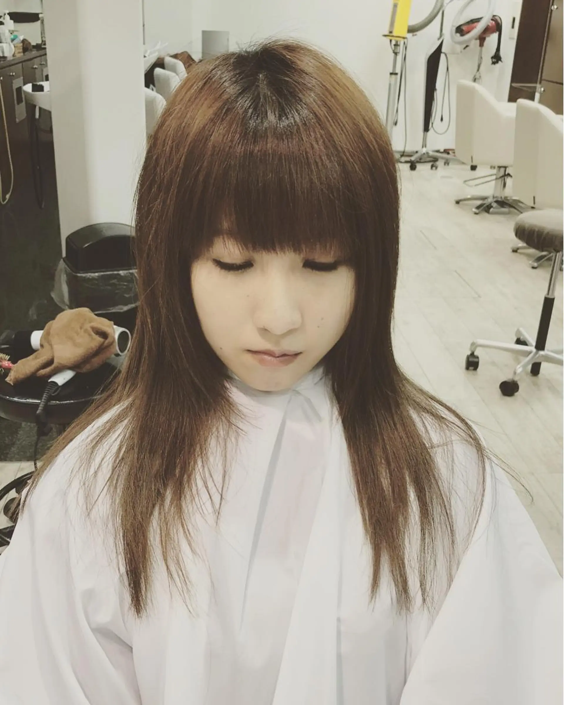 ショート ミディアム セミロング ロング カラー パーマ ヘアアレンジ メンズ キッズ ネイル マツエク・マツパ 縮毛矯正 Leyシェアサロン所属・KenIchi施術者 1%未満ドライカットのヘアスタイル