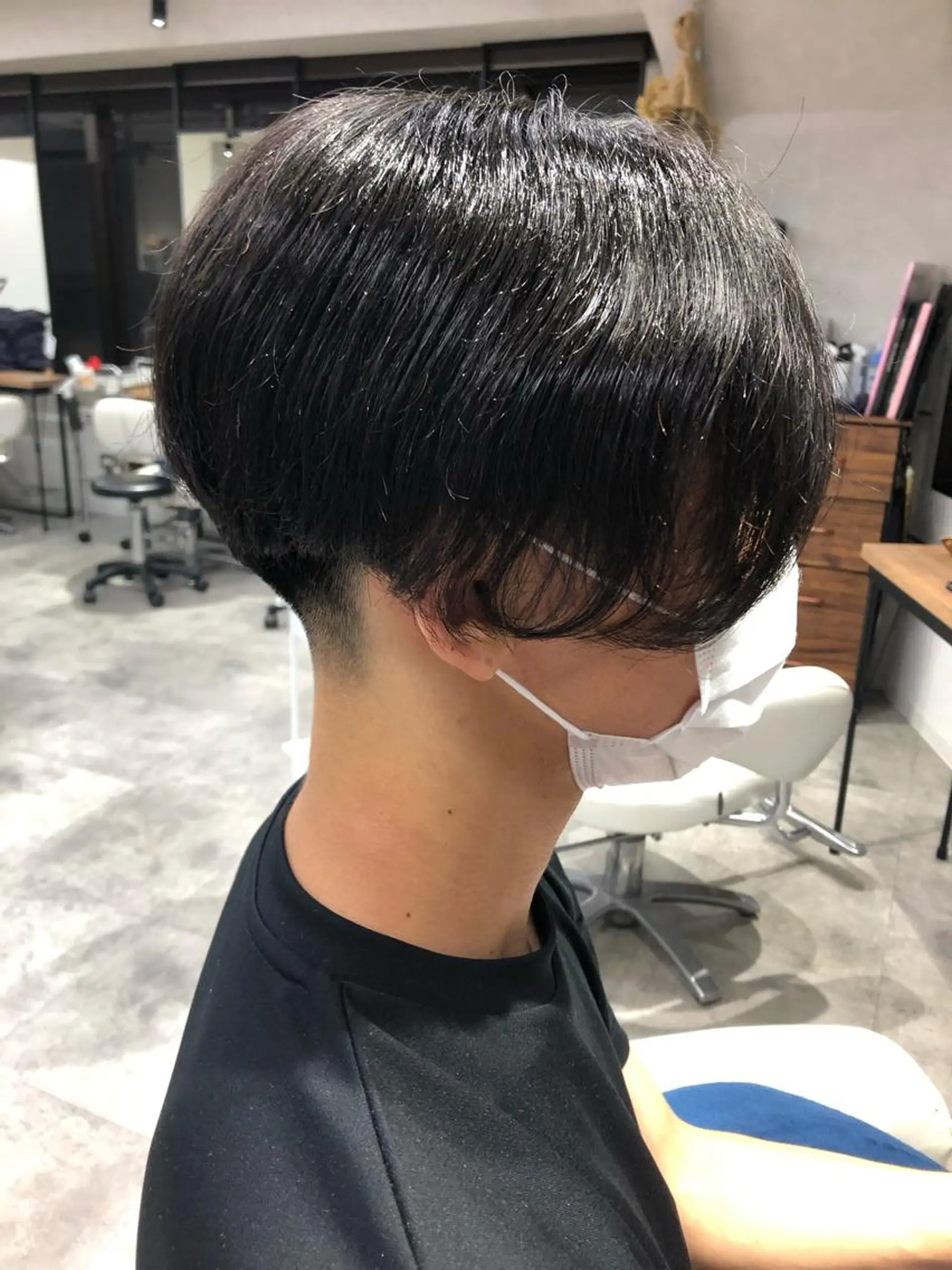 メンズ センターパート ツーブロック カット Noy所属・Noyヨシモト ヒロトのヘアスタイル