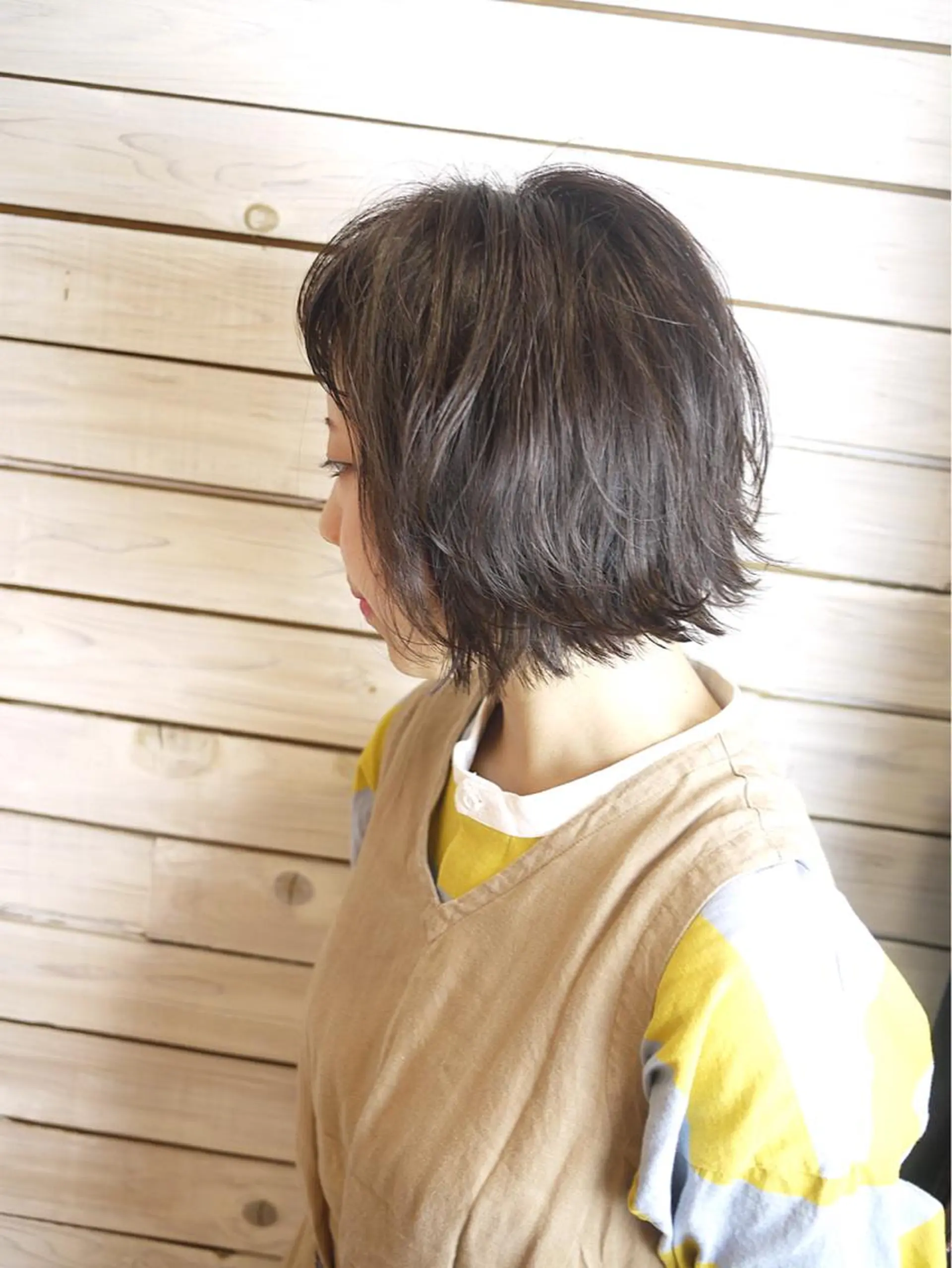 ショート カラー 藤井 一輝のヘアスタイル