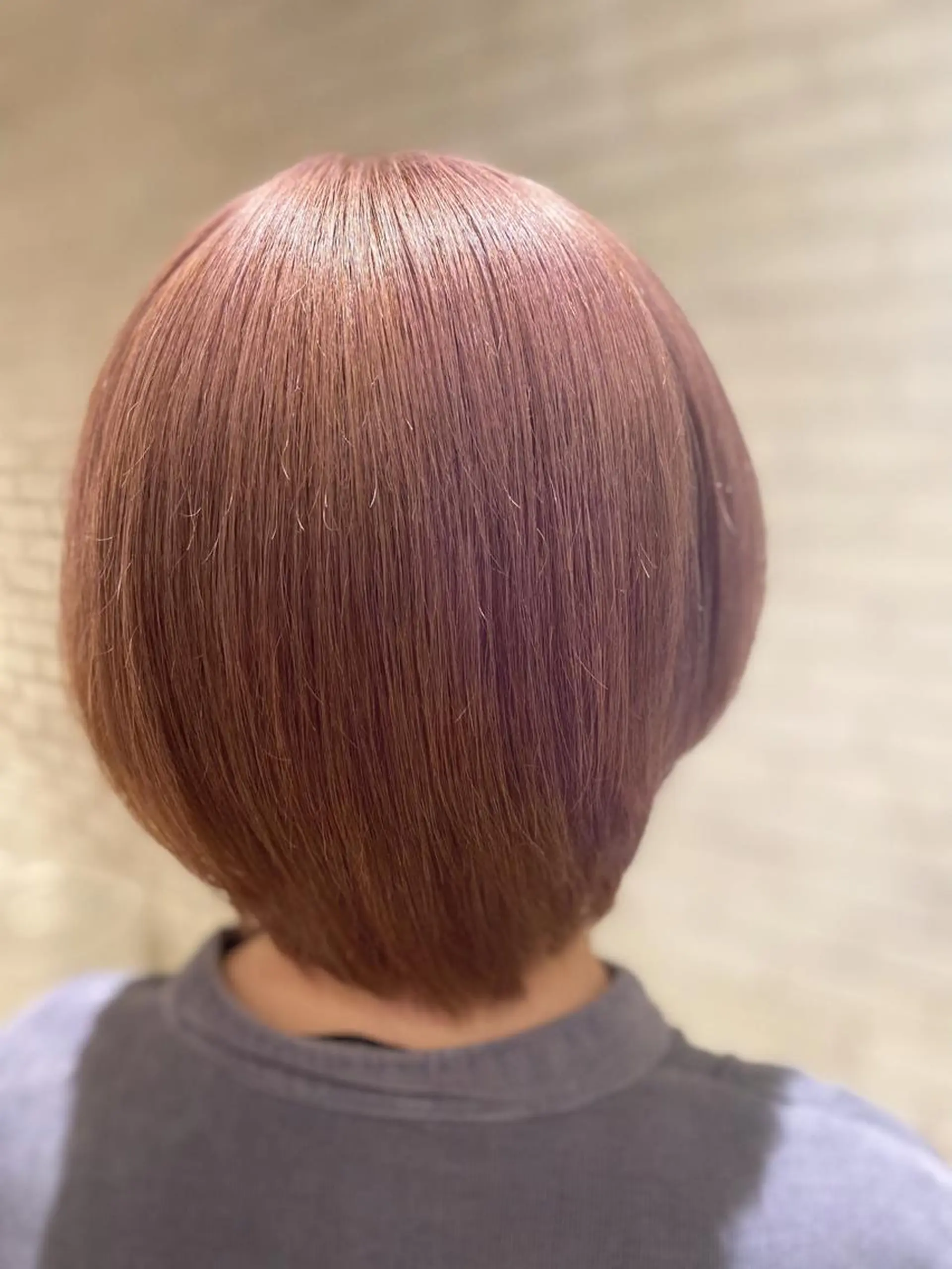 ショート カラー ブリーチ ハイトーンカラー ピンクカラー ヘアカラー トリートメント 田中 アキオのヘアスタイル
