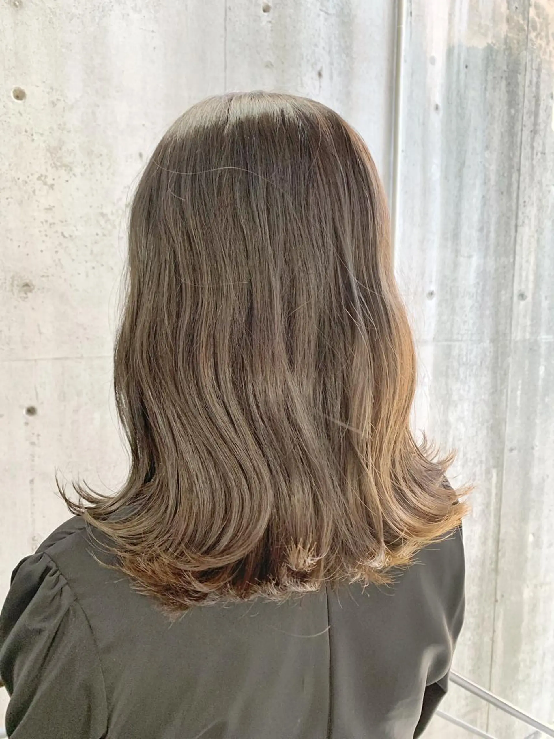 ミディアム ヘアカラー フリーランス　美容師 cayocoのヘアスタイル