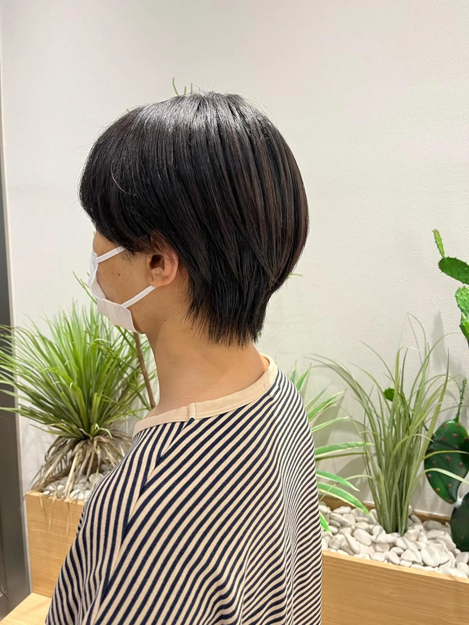 ショート ニュアンスパーマ 曲がる縮毛矯正　爲石のヘアスタイル