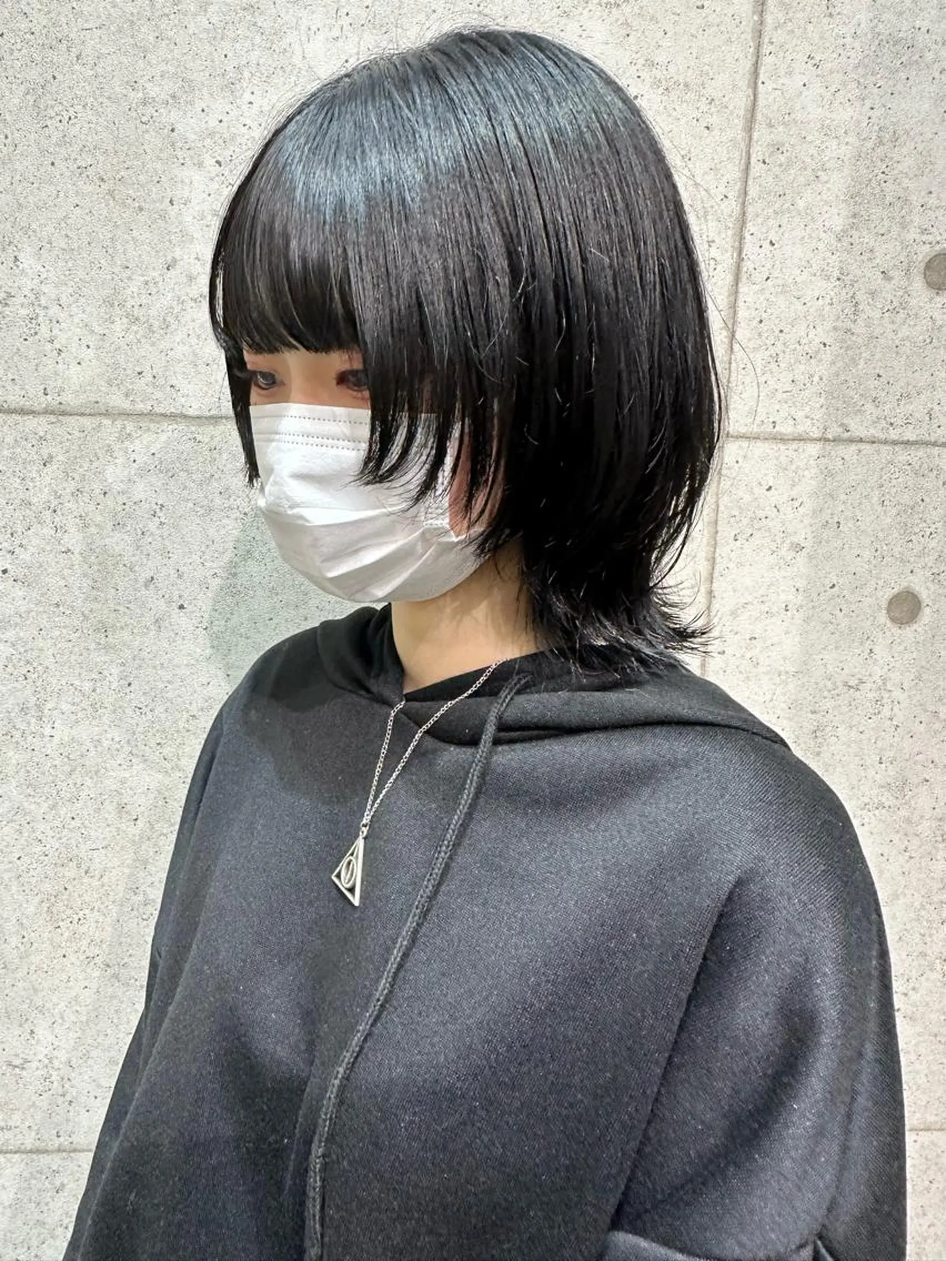 ショート カラー ウルフカット 遠藤沙也加 韓国ヘア/町田のヘアスタイル