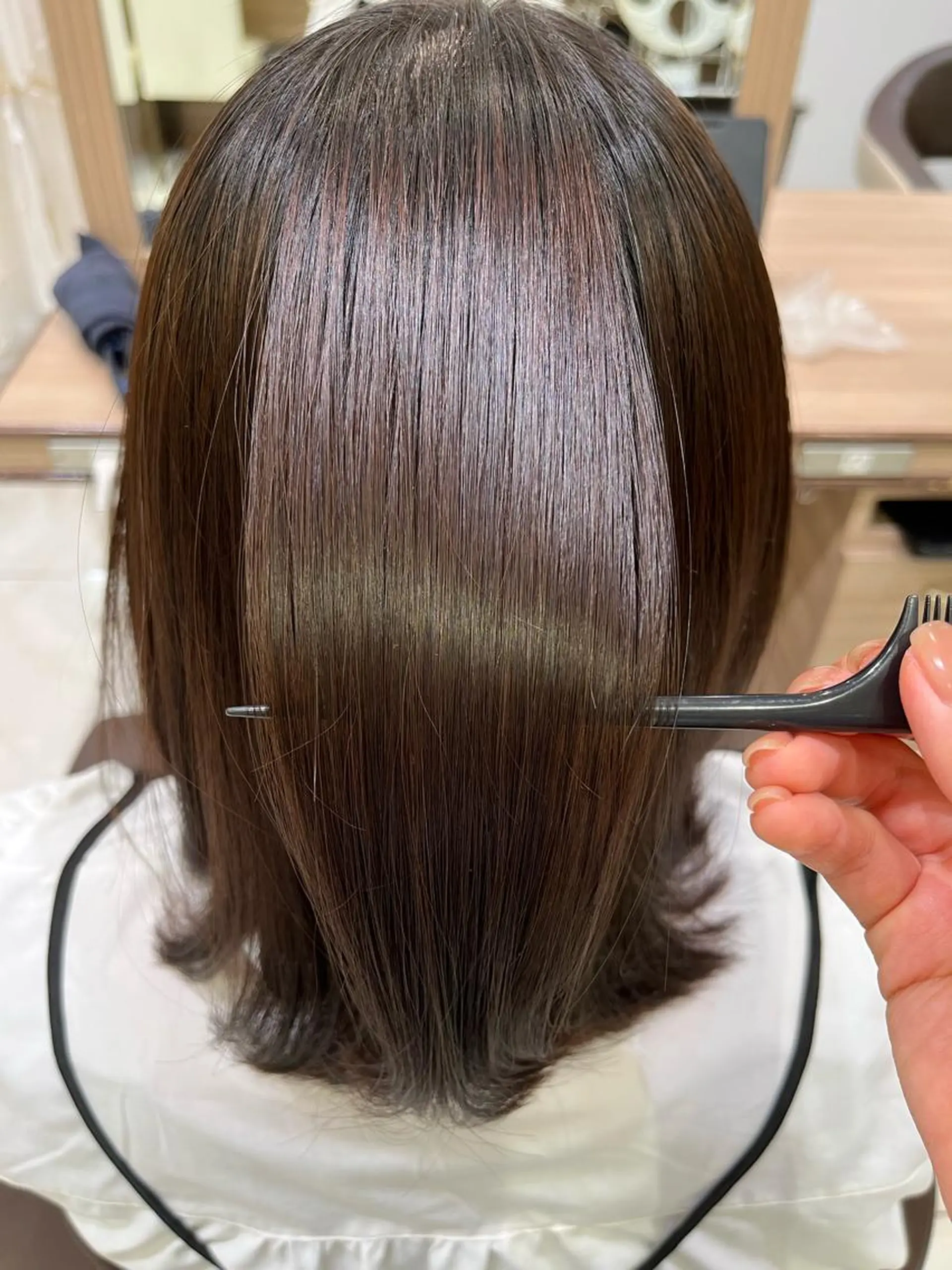 パーマ 縮毛矯正 伊佐 愛のヘアスタイル