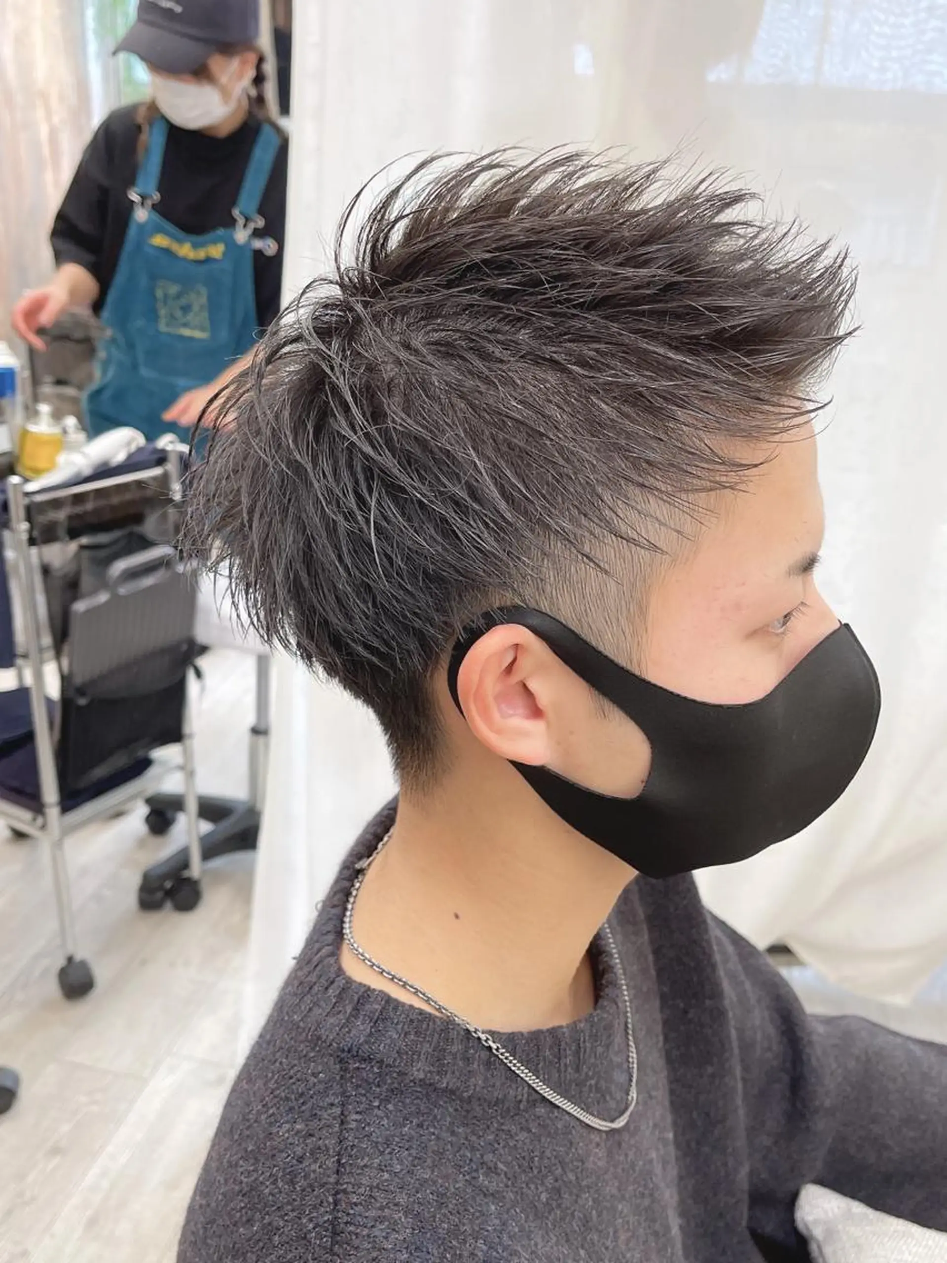 ショート メンズ カット ヘアセット メンズ専門 Stylist吉川のヘアスタイル
