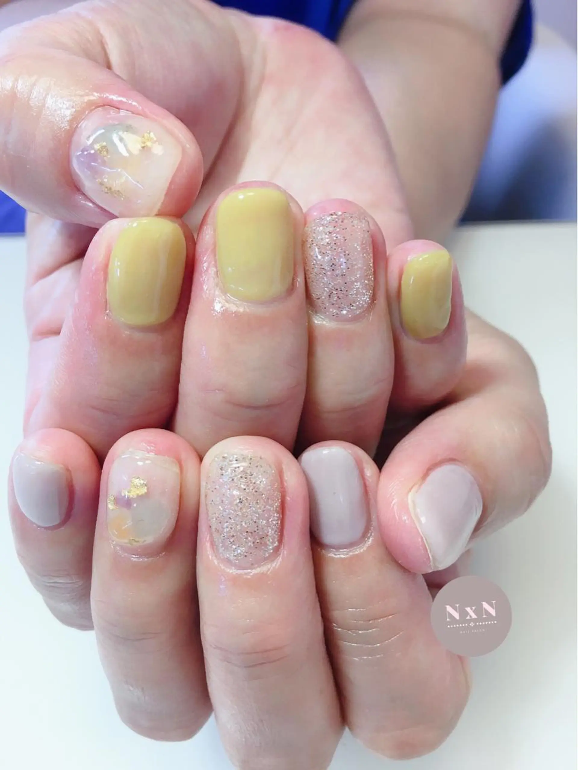 ネイル ジェルネイル ぷっくりネイル nail salon N×Nのネイルデザイン